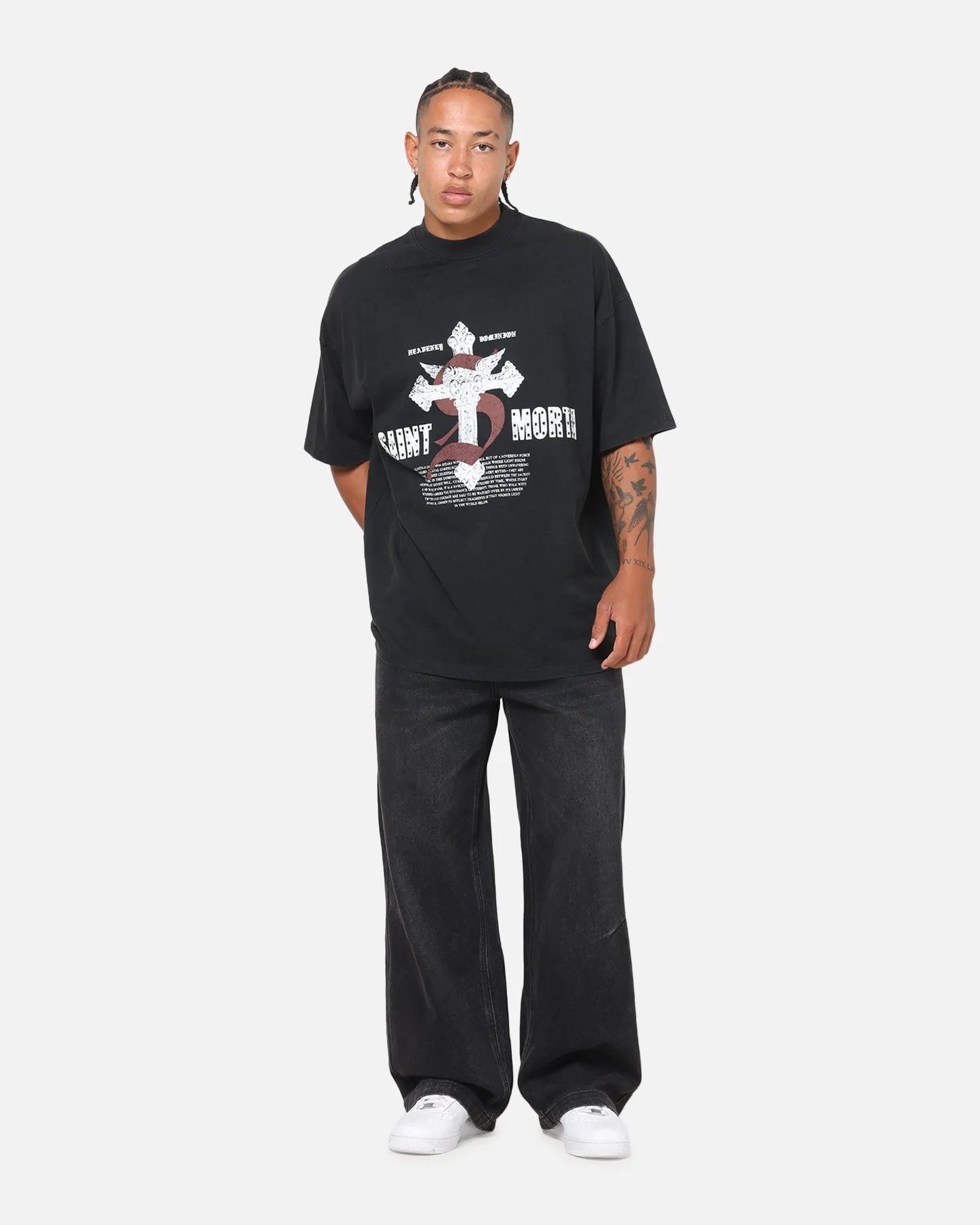 Saint Morta Heavenly Dominion T-Shirt Black Wash sold by Culture Kings product image thumbnail 2