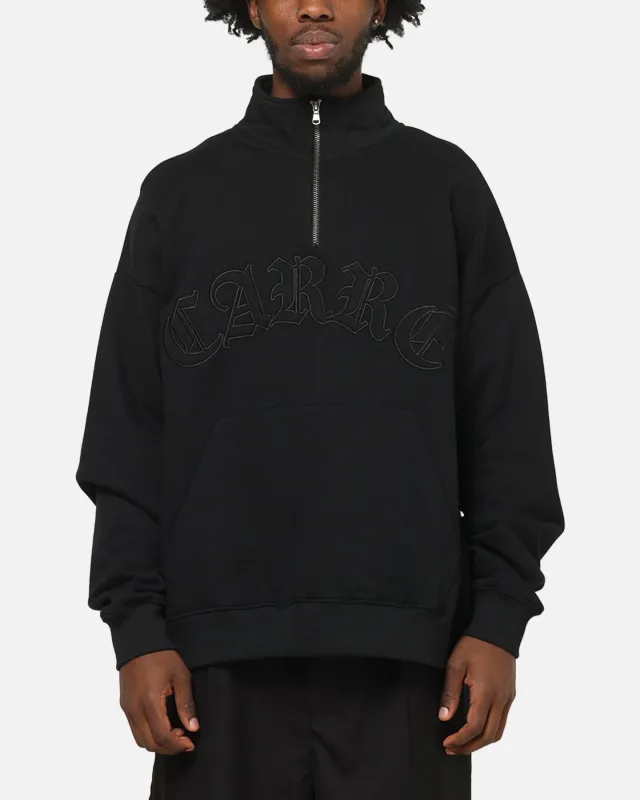 Carre Gridlock 1/4 Zip Crewneck Black sold by Culture Kings