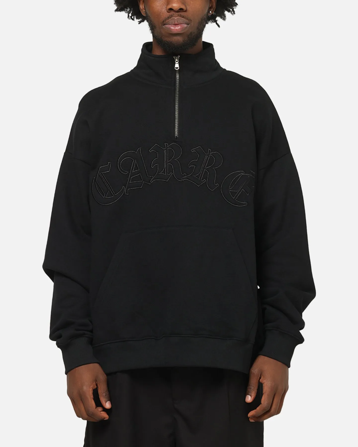 Carre Gridlock 1/4 Zip Crewneck Black sold by Culture Kings