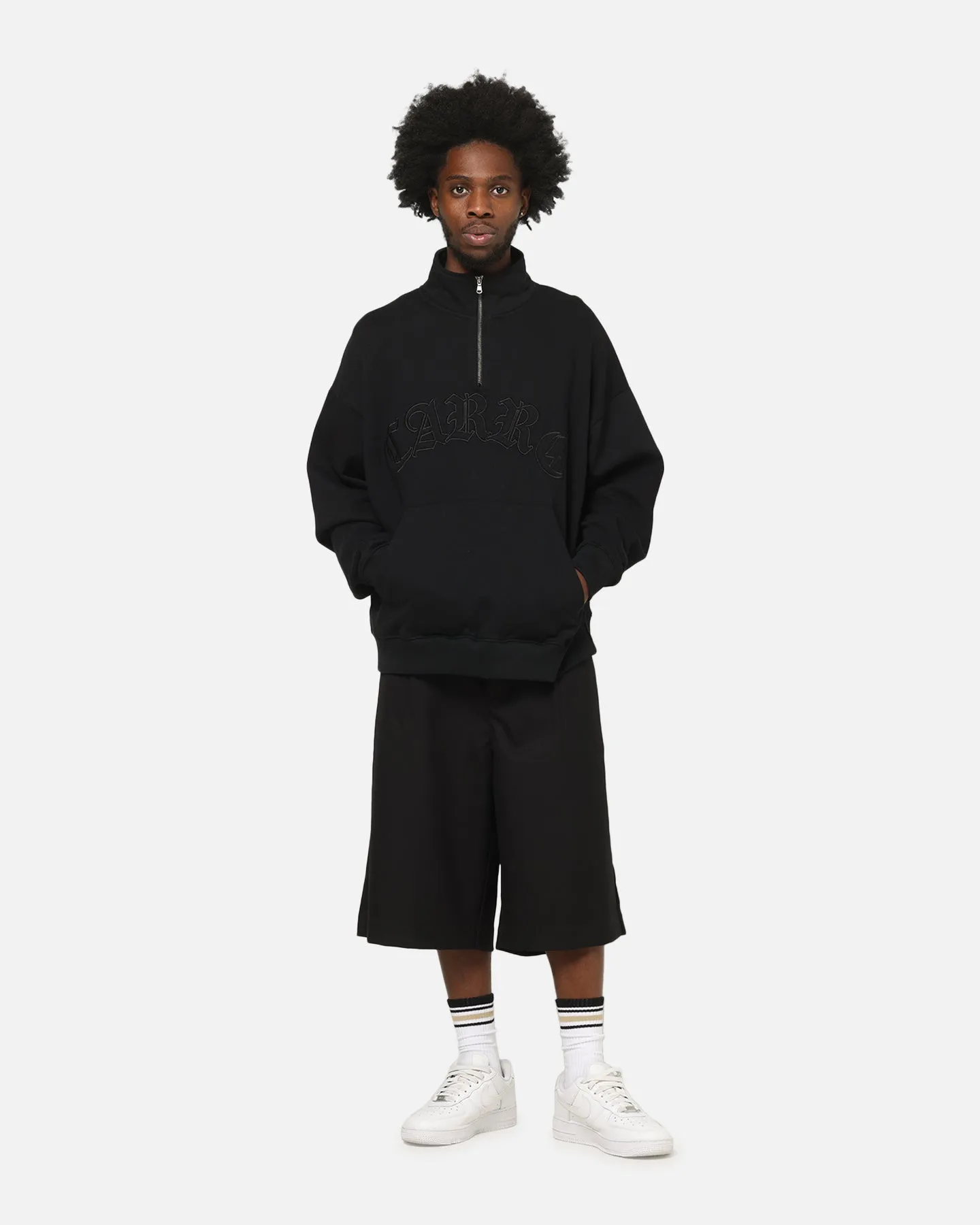 Carre Gridlock 1/4 Zip Crewneck Black sold by Culture Kings product image thumbnail 2