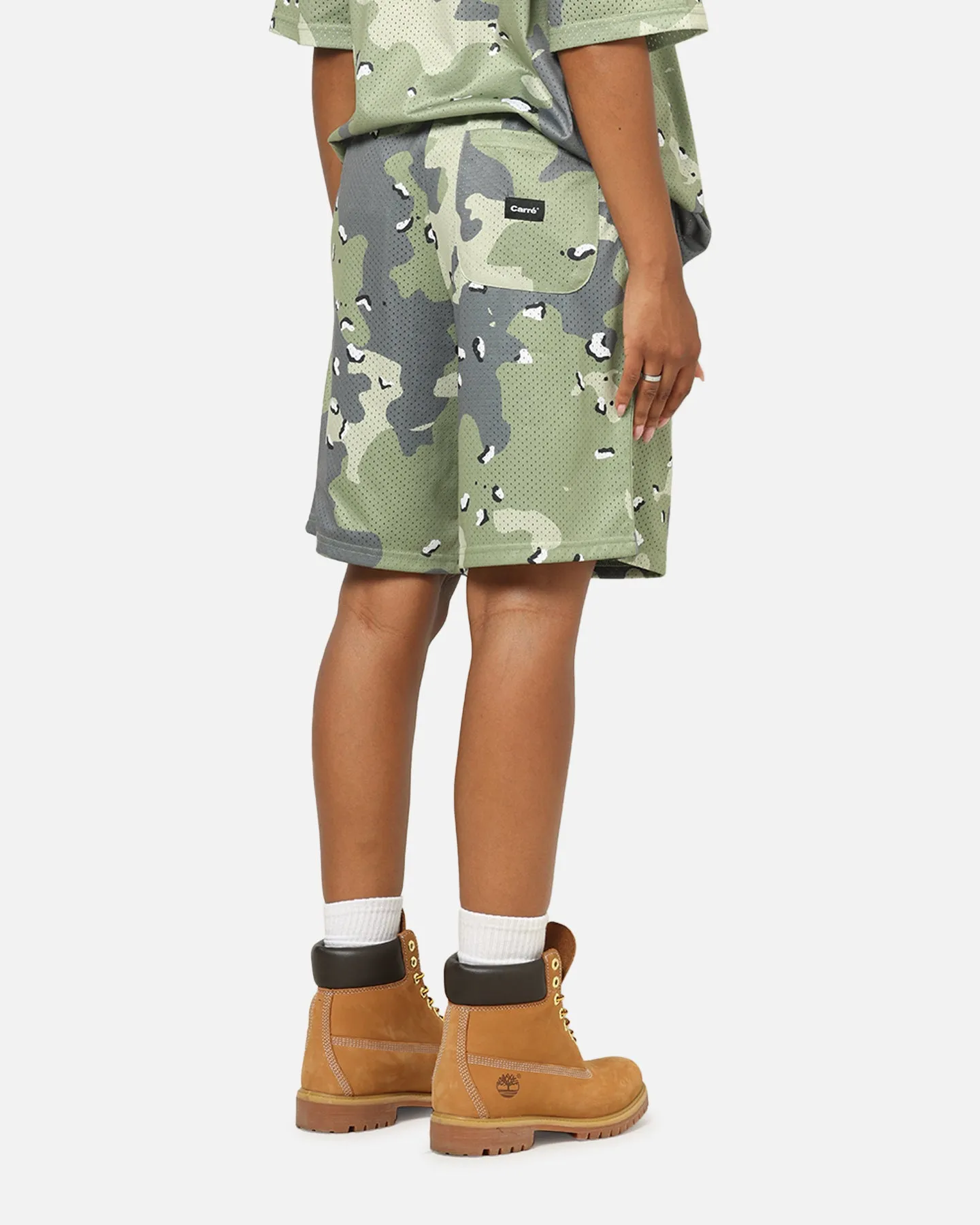 Carre Sideline Basketball Shorts Green Camo sold by Culture Kings product image thumbnail 5