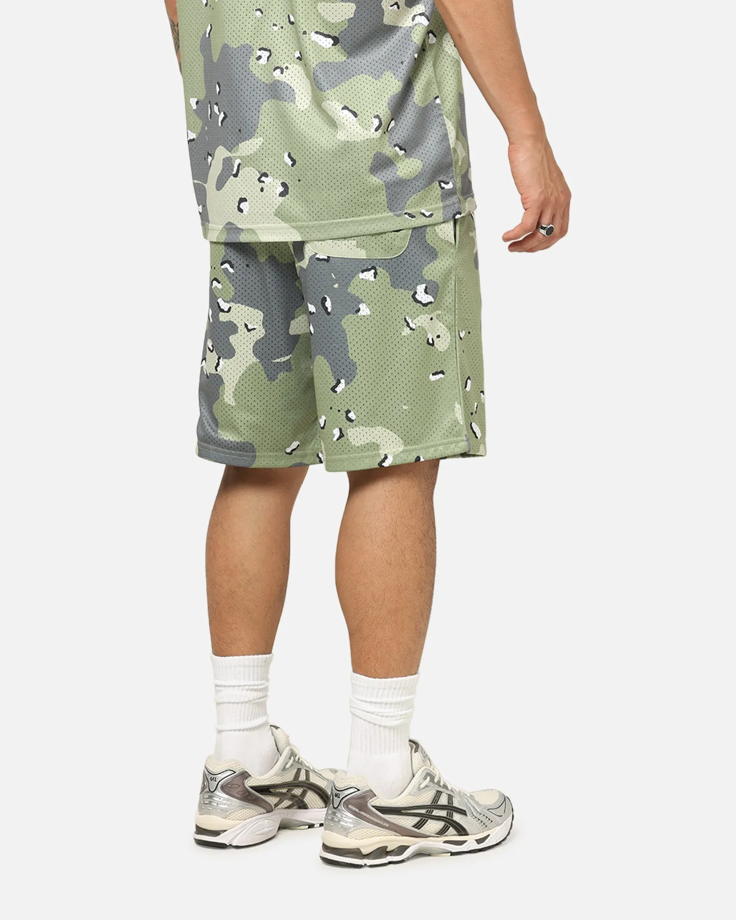 Carre Sideline Basketball Shorts Green Camo sold by Culture Kings product image thumbnail 5