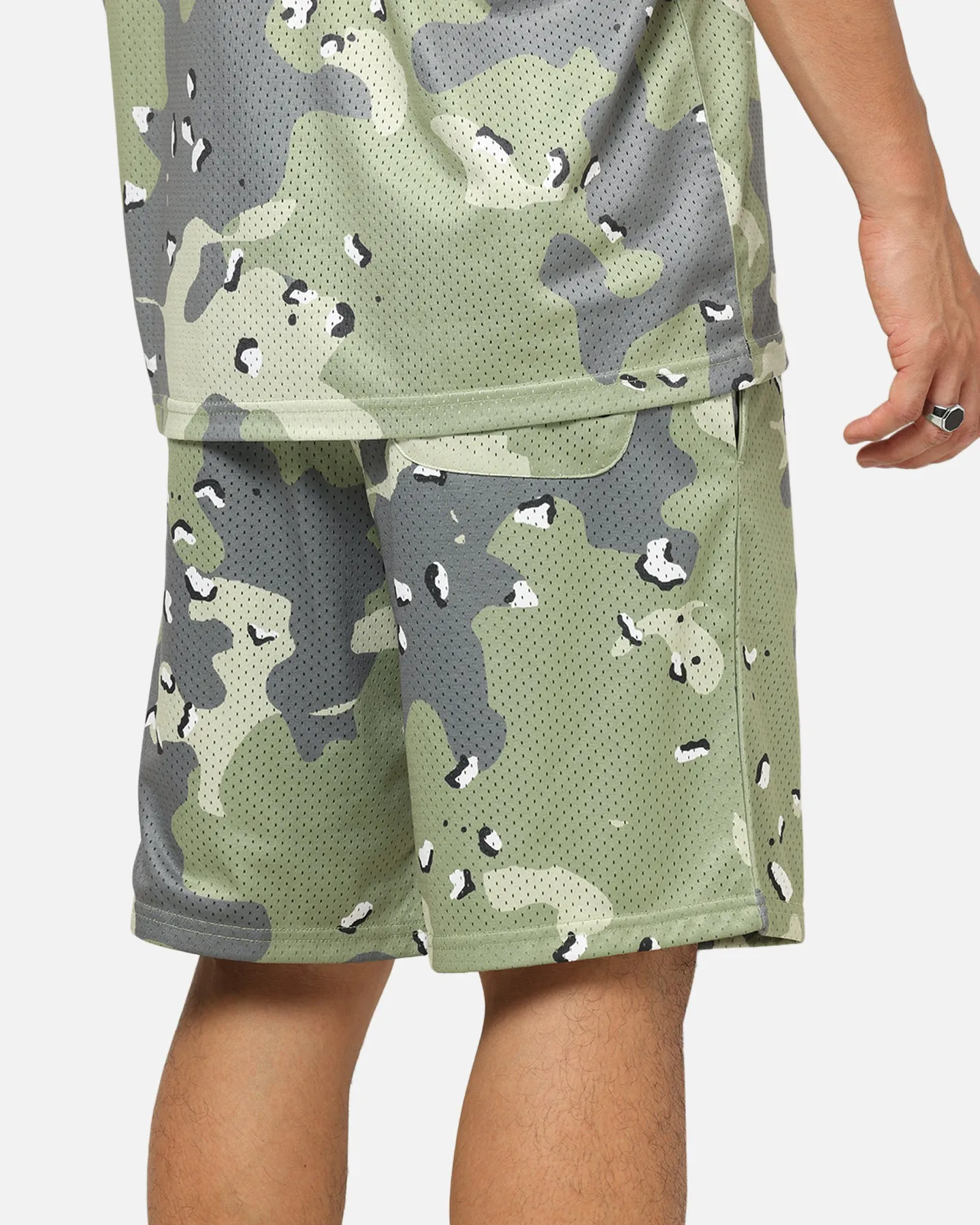 Carre Sideline Basketball Shorts Green Camo sold by Culture Kings product image thumbnail 4