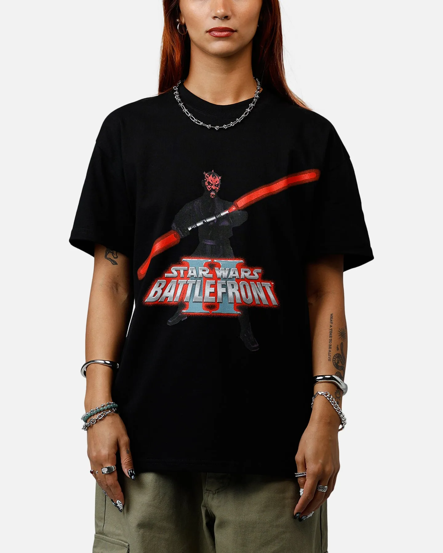 73Studio Star Wars Darth Maul Battlefront II T-Shirt Black sold by Culture Kings product image thumbnail 2