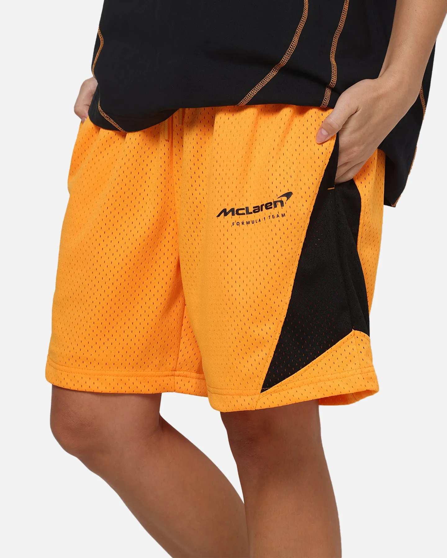 Mitchell & Ness X Mclaren Shorts Papaya sold by Culture Kings product image thumbnail 3