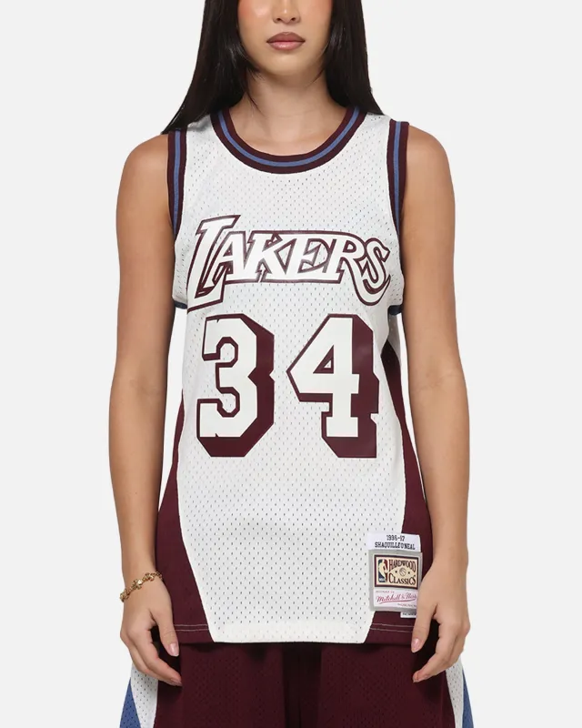 Mitchell & Ness Los Angeles Lakers Shaquille O'Neal Millenium Jersey White/Brown made by Mitchell & Ness