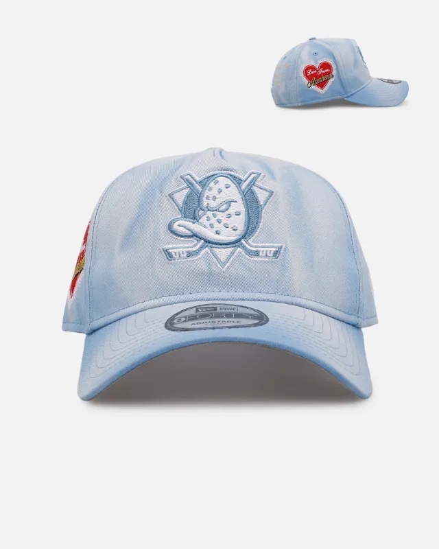 New Era Anaheim Ducks 'Hopeless Romantic' 9FORTY A-Frame Snapback Sky Blue sold by Culture Kings