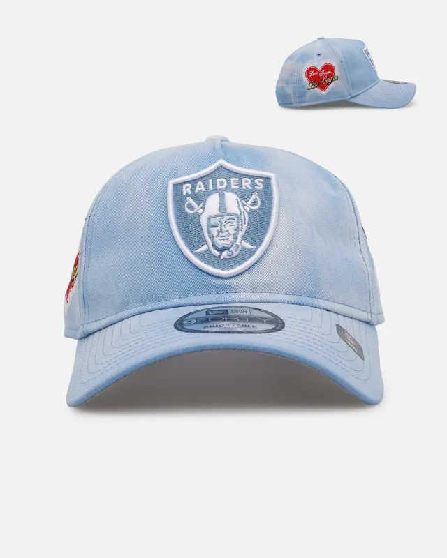 New Era Las Vegas Raiders 'Hopeless Romantic' 9FORTY A-Frame Snapback Sky Blue sold by Culture Kings
