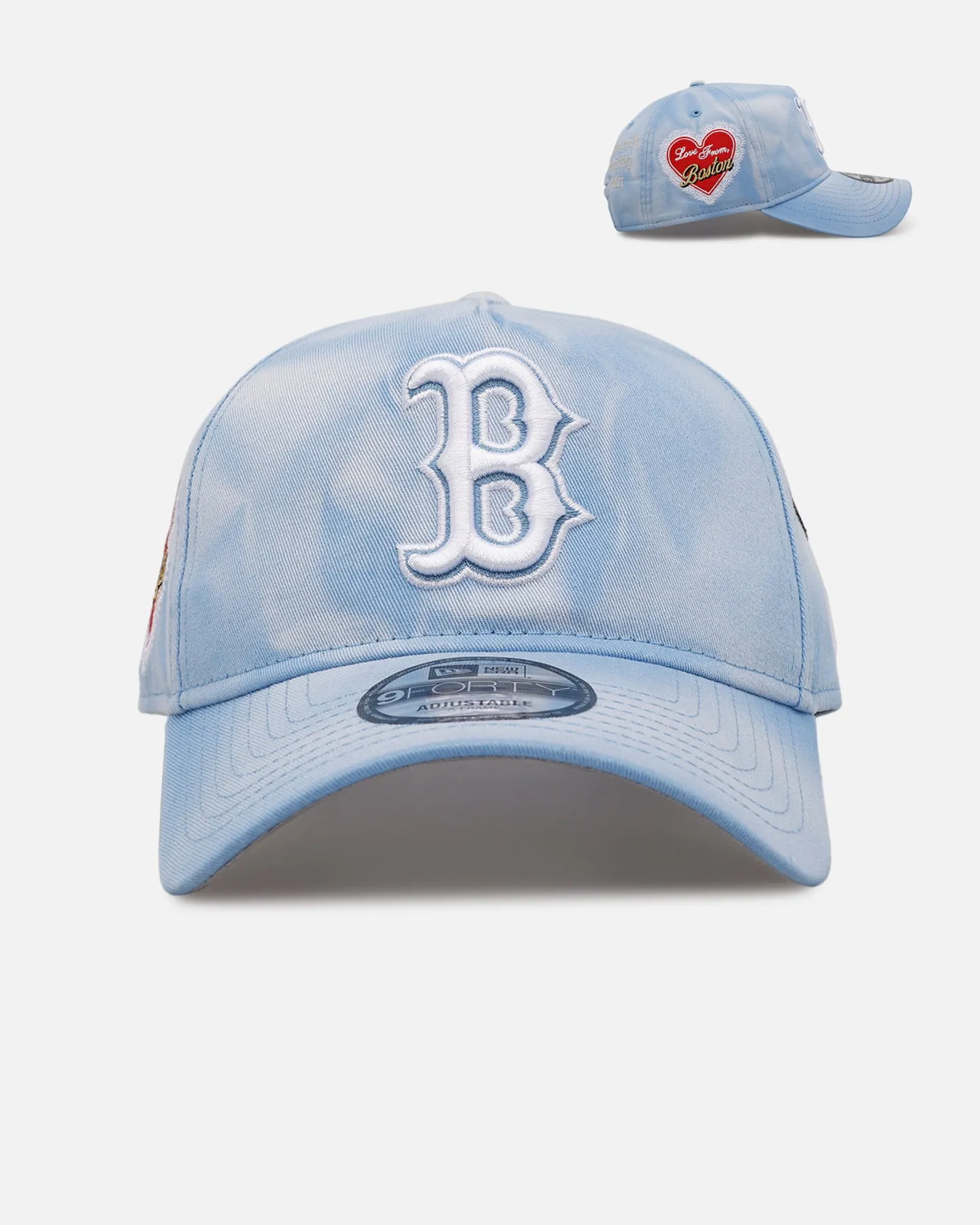 New Era Boston Red Sox 'Hopeless Romantic' 9FORTY A-Frame Snapback Sky Blue sold by Culture Kings