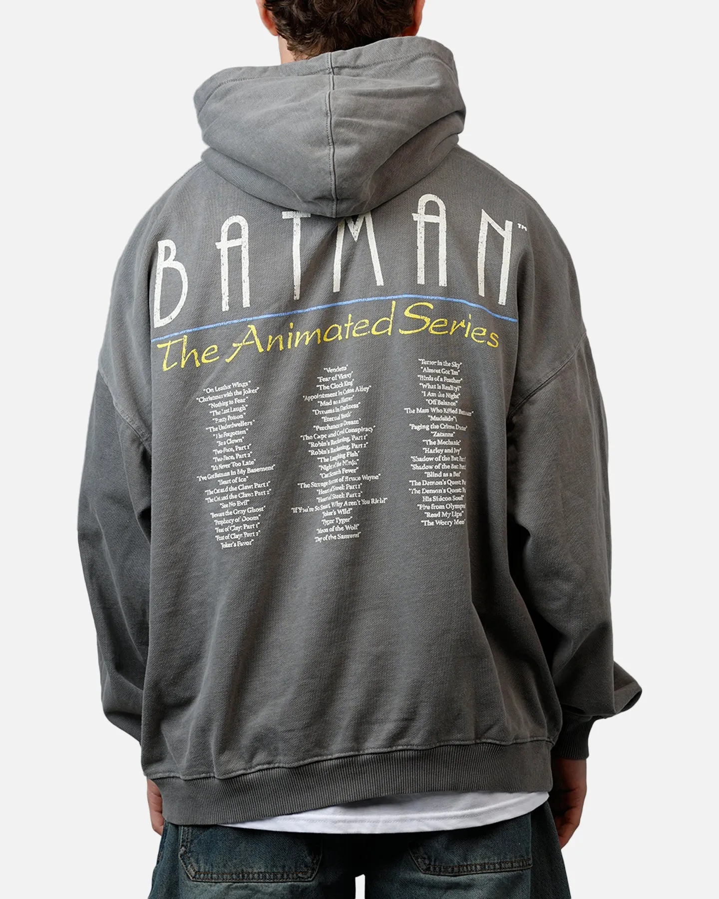 73Studio X DC Batman Hoodie Washed Charcoal sold by Culture Kings product image thumbnail 2