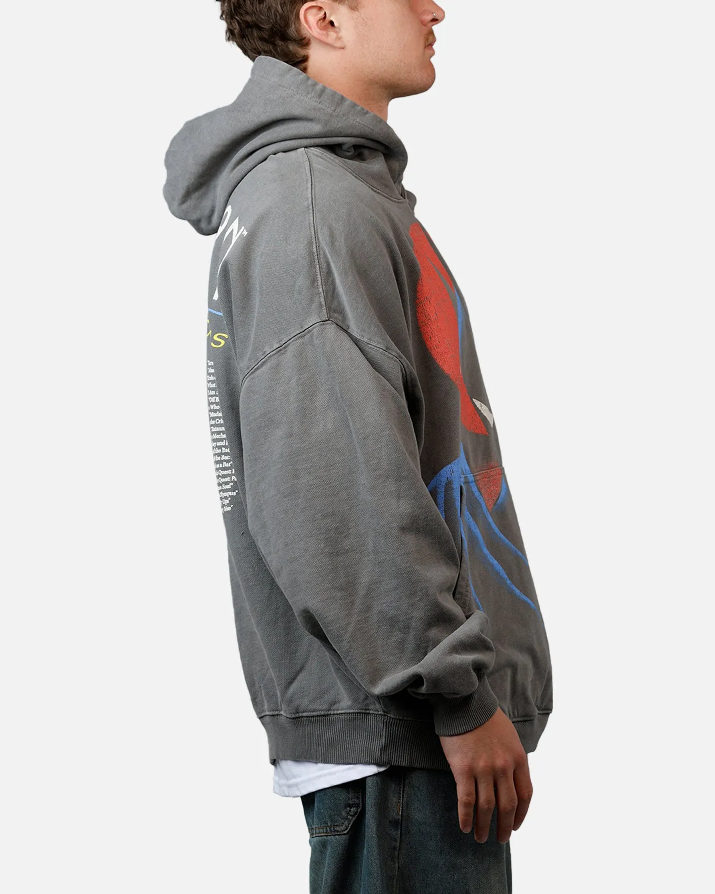 73Studio X DC Batman Hoodie Washed Charcoal sold by Culture Kings product image thumbnail 4