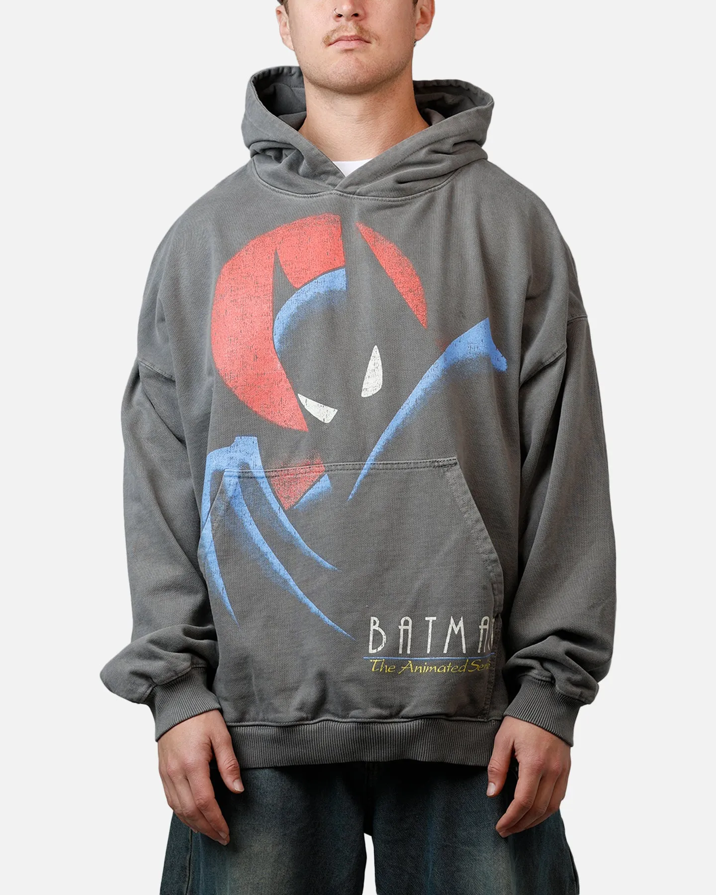 73Studio X DC Batman Hoodie Washed Charcoal sold by Culture Kings