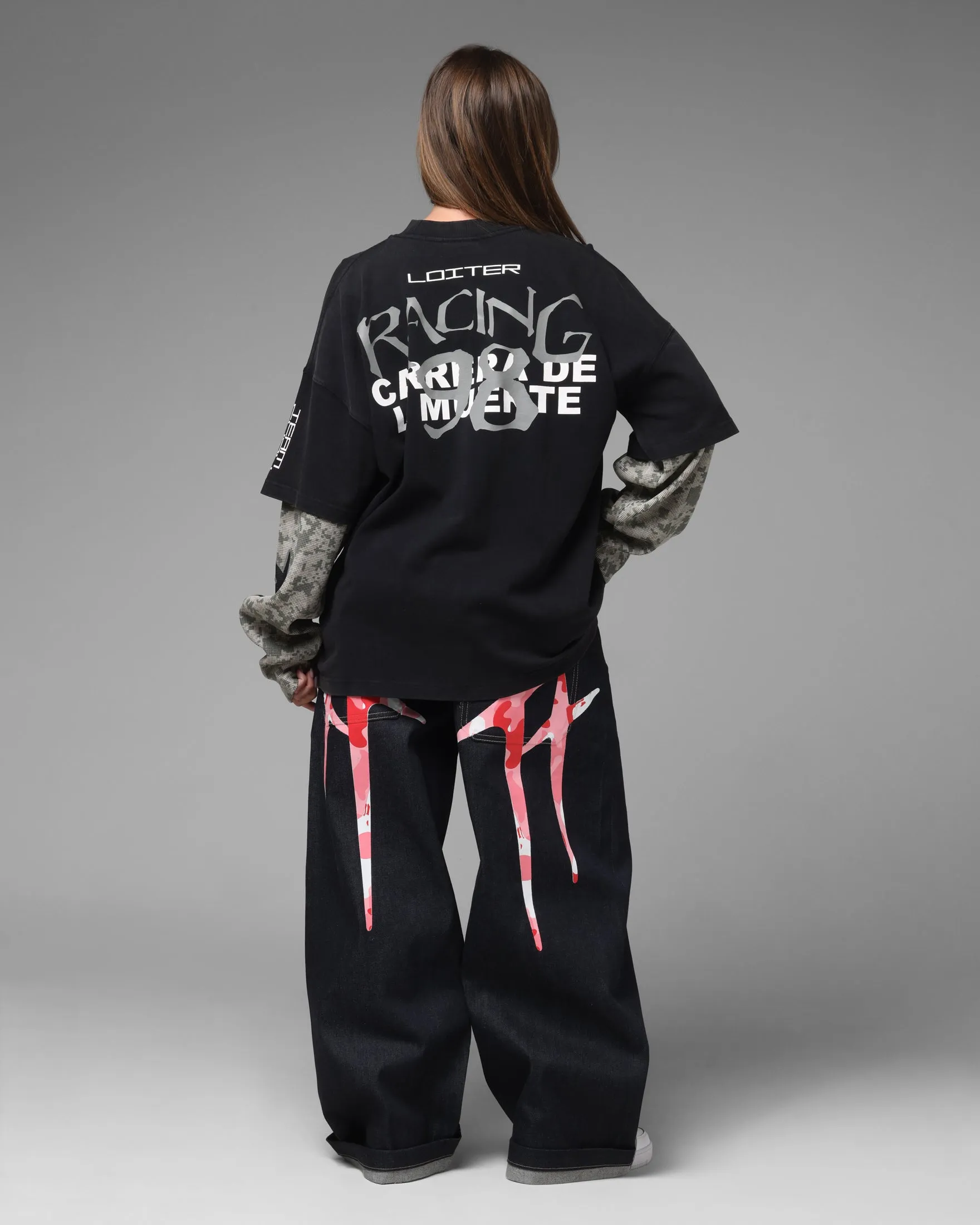 Loiter Performance Layered Long Sleeve T-Shirt Black sold by Culture Kings product image thumbnail 4