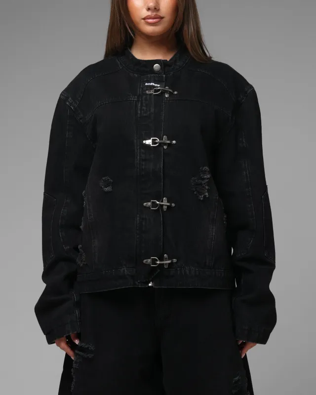Loiter Thrasher Jacket Washed Black sold by Culture Kings