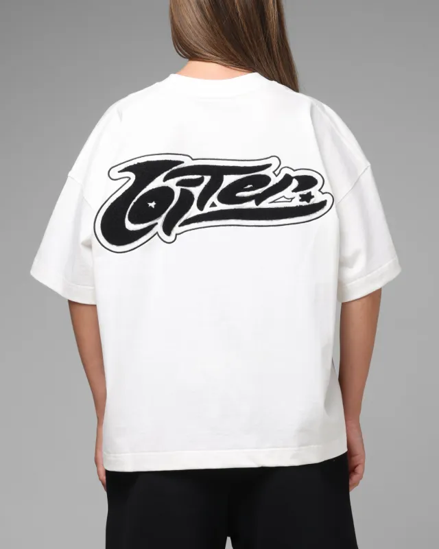Loiter Jet Stream Chenille T-Shirt Off White sold by Culture Kings