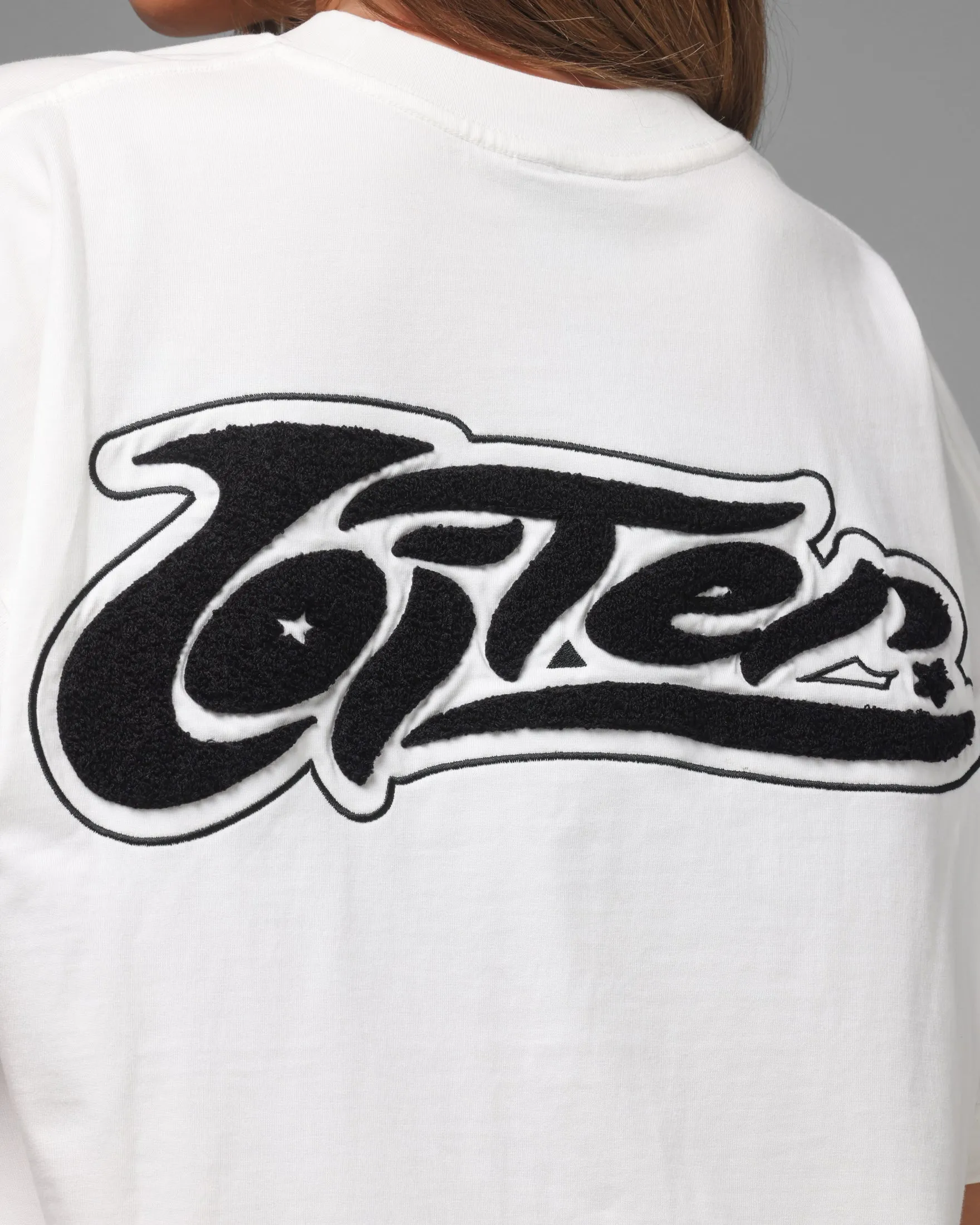 Loiter Jet Stream Chenille T-Shirt Off White sold by Culture Kings product image thumbnail 2