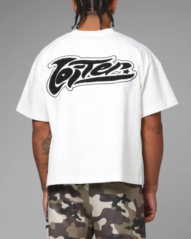 Loiter Jet Stream Chenille T-Shirt Off White sold by Culture Kings