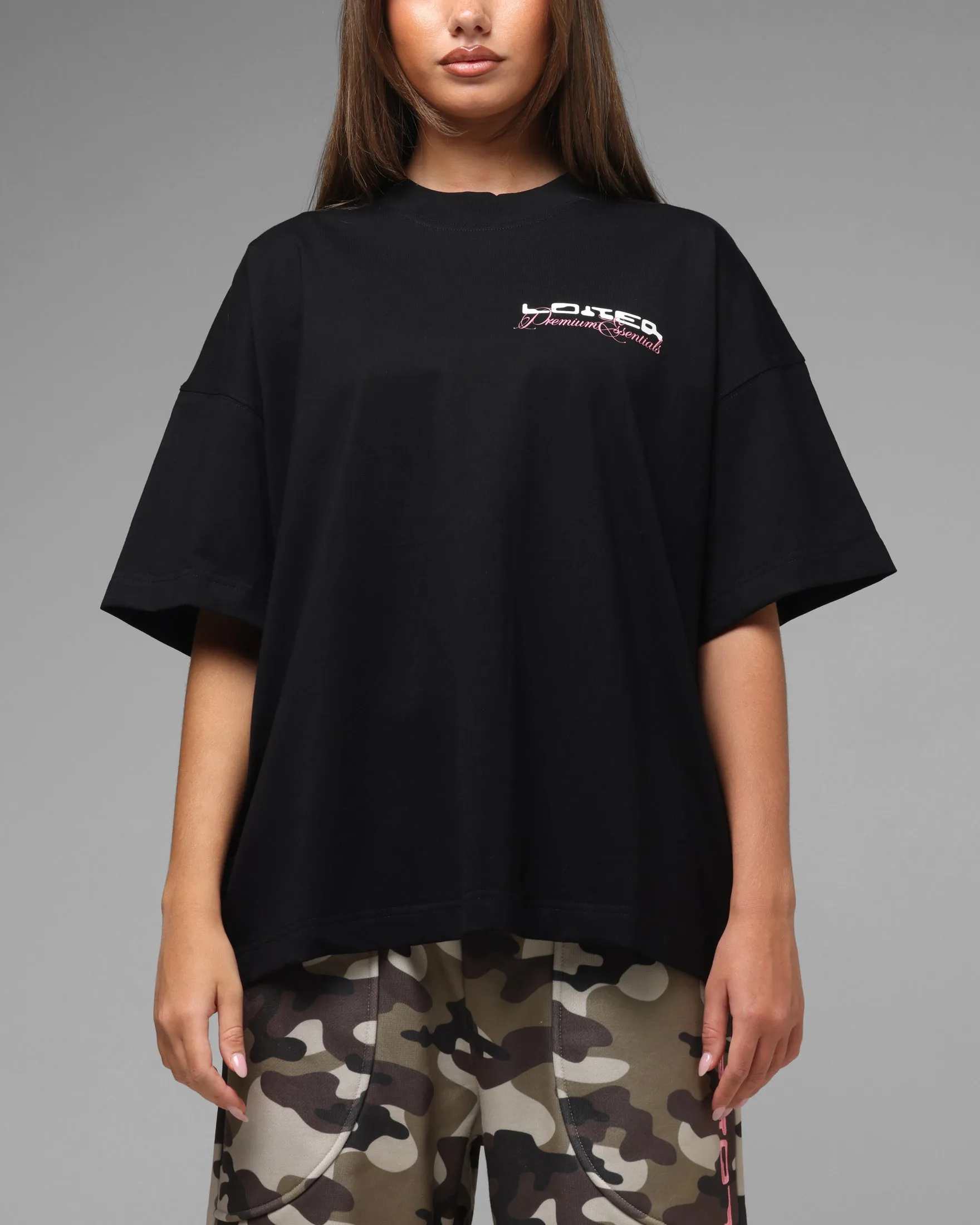 Loiter Jet Stream Chenille T-Shirt Black sold by Culture Kings product image thumbnail 3