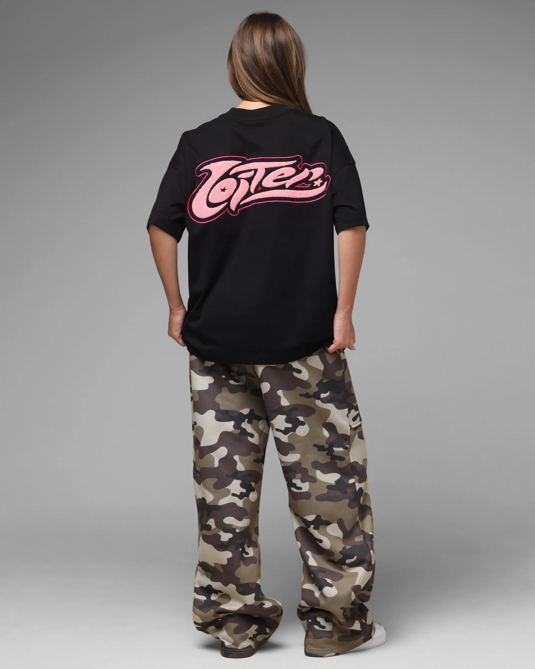 Loiter Jet Stream Chenille T-Shirt Black sold by Culture Kings product image thumbnail 4