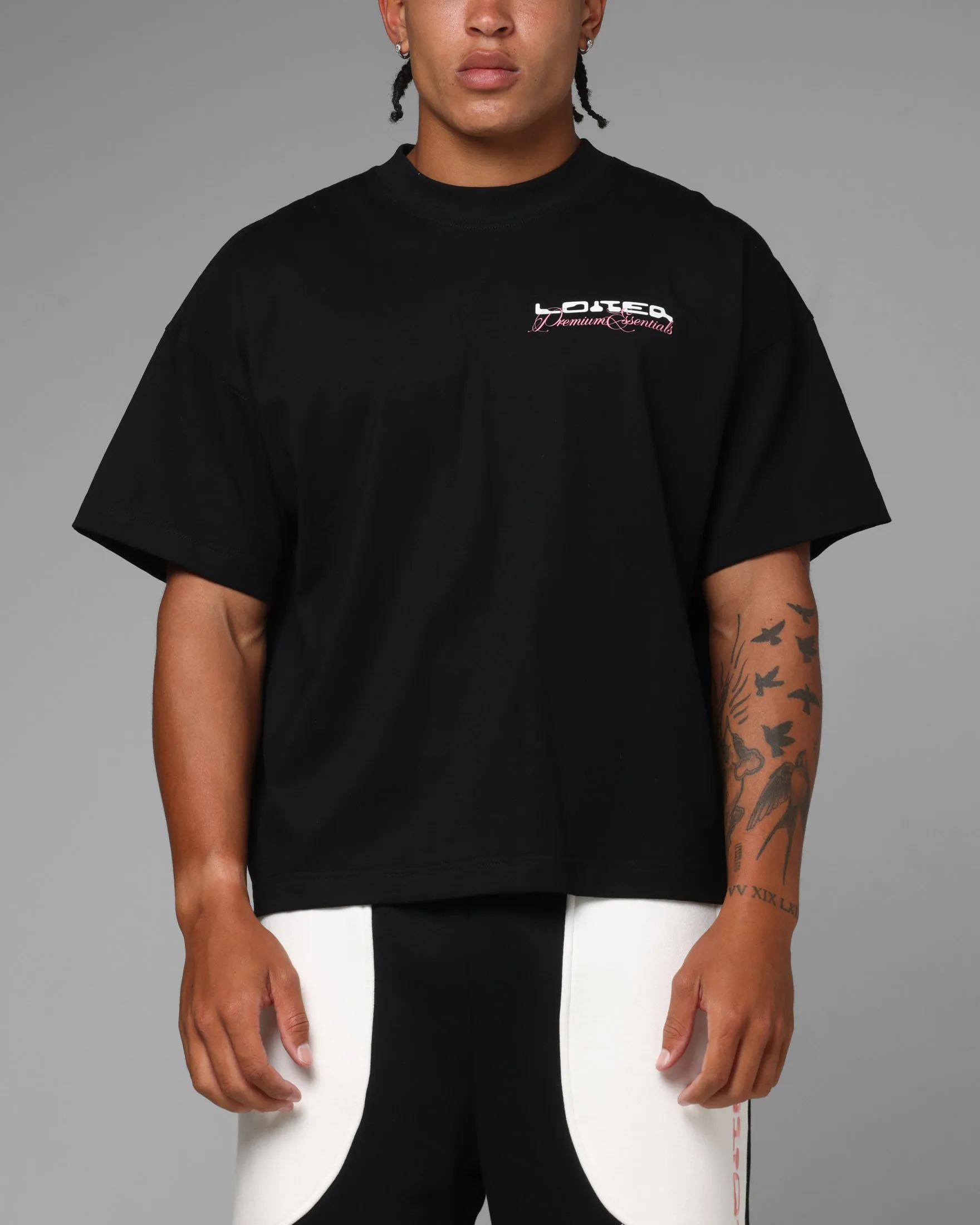 Loiter Jet Stream Chenille T-Shirt Black sold by Culture Kings product image thumbnail 2
