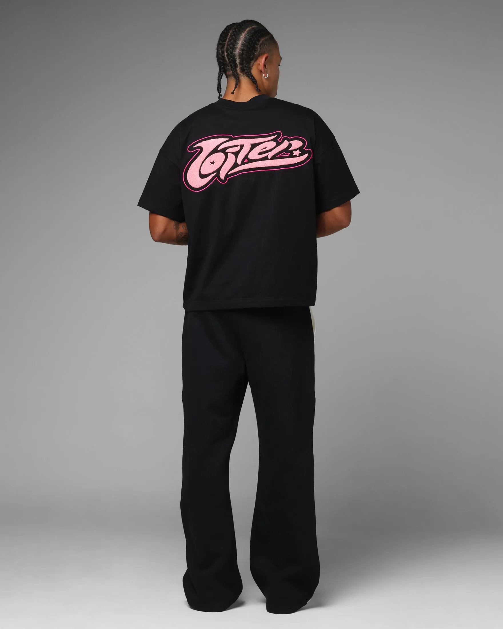 Loiter Jet Stream Chenille T-Shirt Black sold by Culture Kings product image thumbnail 3