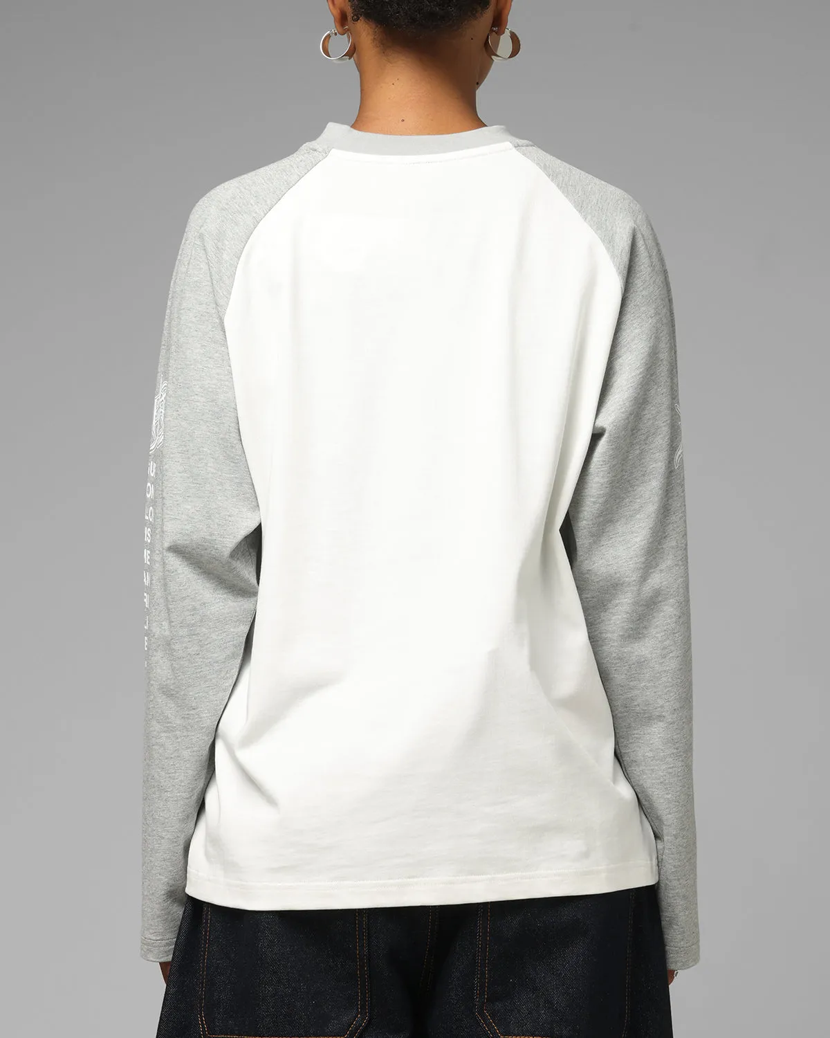 Loiter American Dream Long Sleeve T-Shirt Off White/Grey sold by Culture Kings product image thumbnail 3