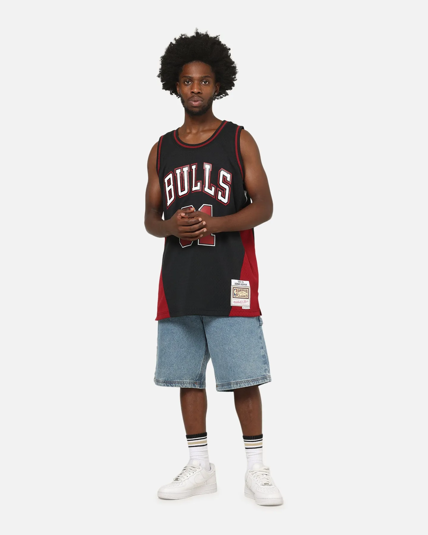 Mitchell & Ness Chicago Bulls Dennis Rodman Rave Jersey Black/Red sold by Culture Kings product image thumbnail 3