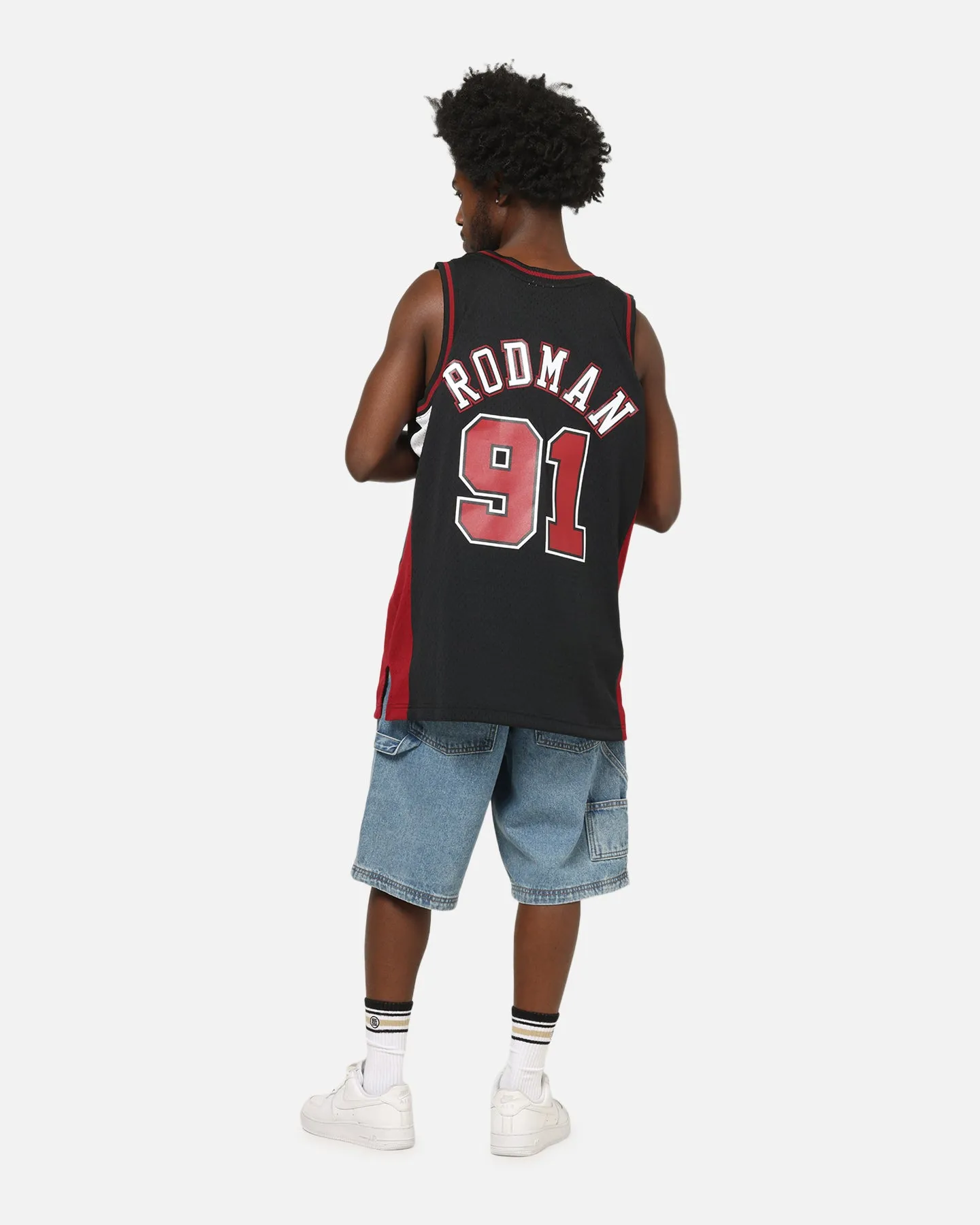 Mitchell & Ness Chicago Bulls Dennis Rodman Rave Jersey Black/Red sold by Culture Kings product image thumbnail 4