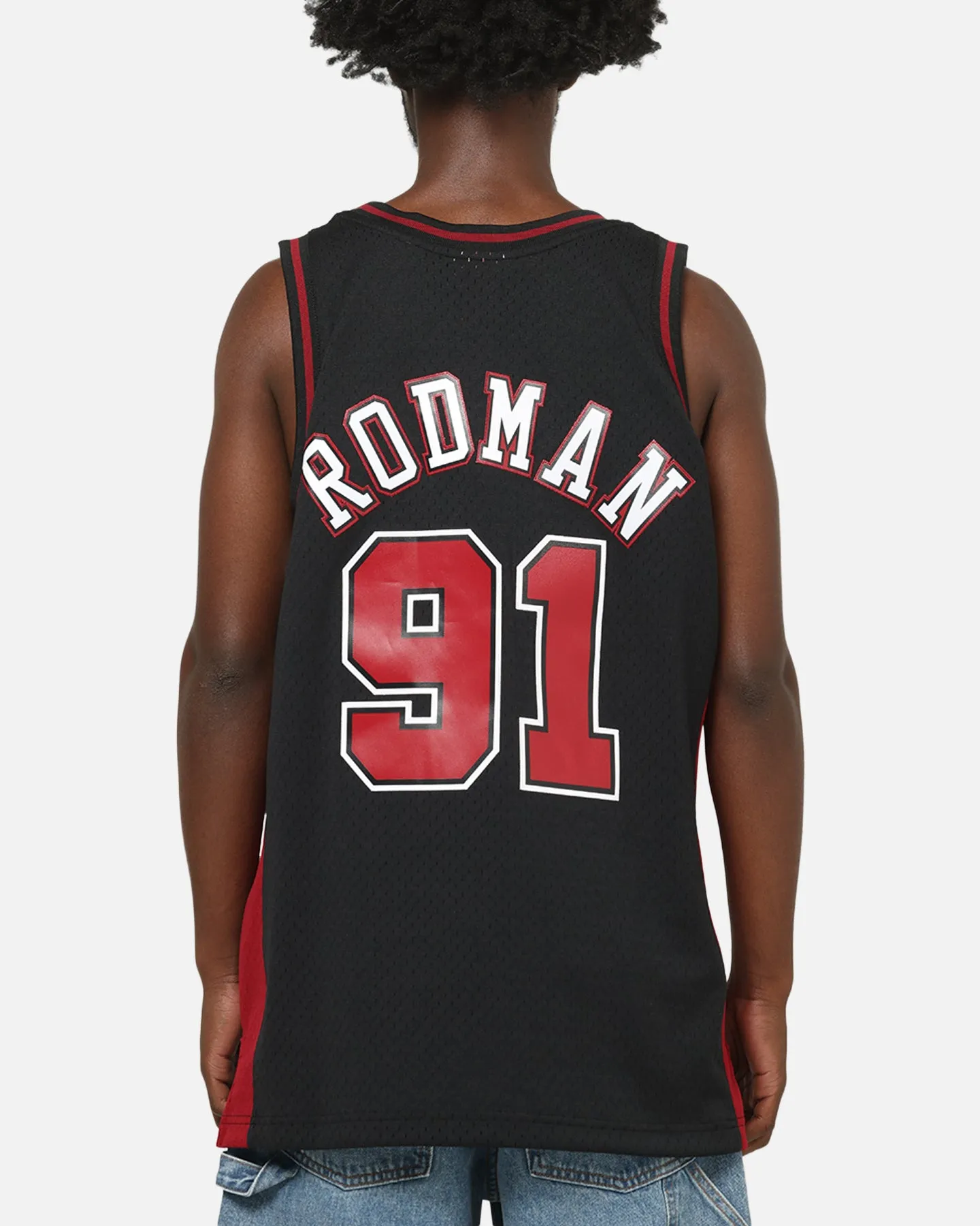 Mitchell & Ness Chicago Bulls Dennis Rodman Rave Jersey Black/Red sold by Culture Kings product image thumbnail 2