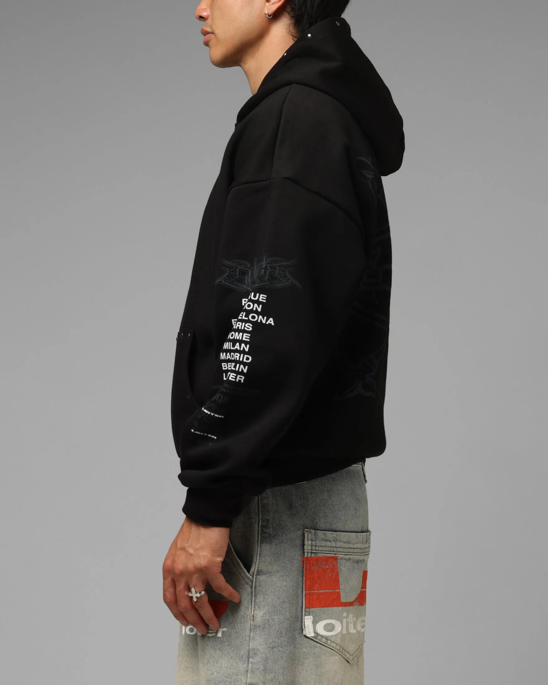 Loiter Blade Hoodie Black sold by Culture Kings product image thumbnail 5