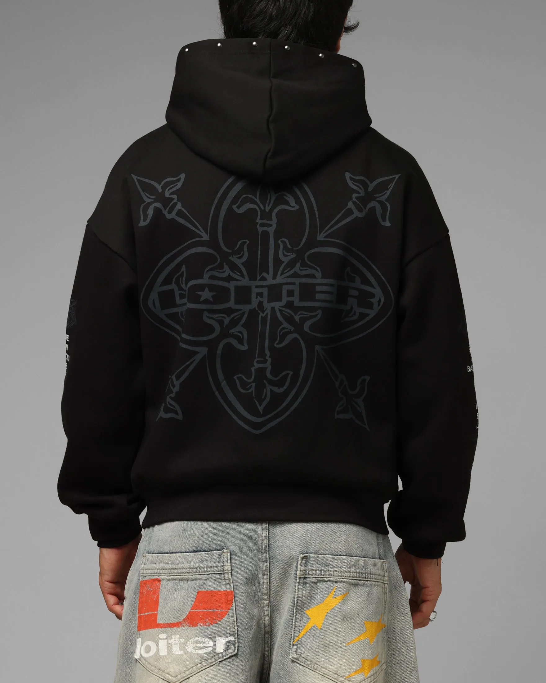 Loiter Blade Hoodie Black sold by Culture Kings product image thumbnail 2