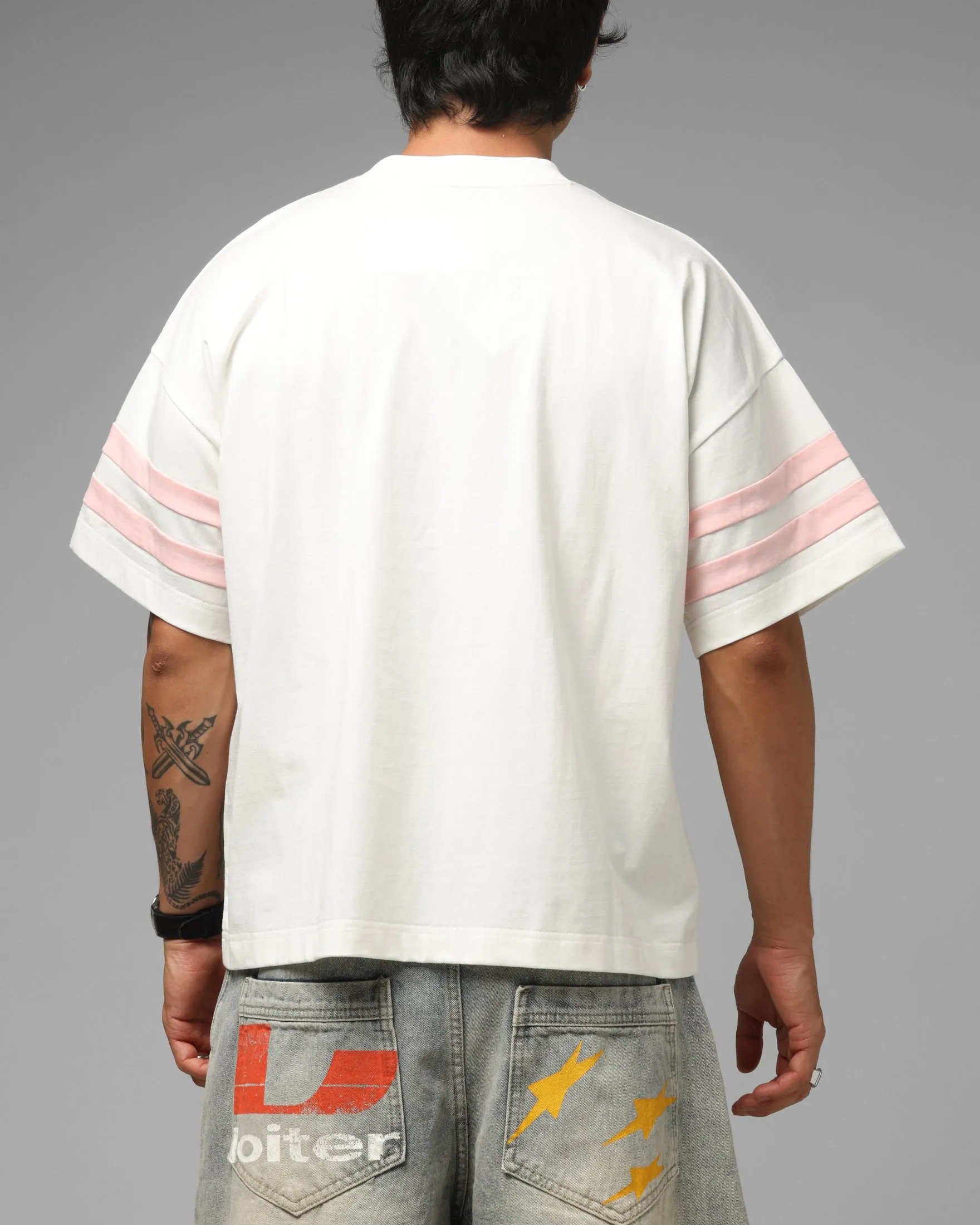 Loiter Hybrid Endzone T-Shirt Off White sold by Culture Kings product image thumbnail 3