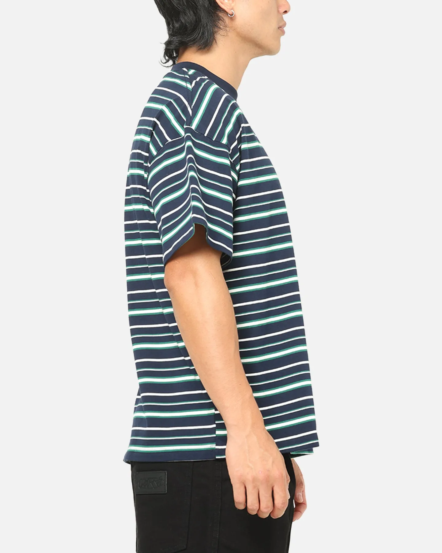 Carre Striped Pocket T-Shirt Navy Stripe sold by Culture Kings product image thumbnail 4