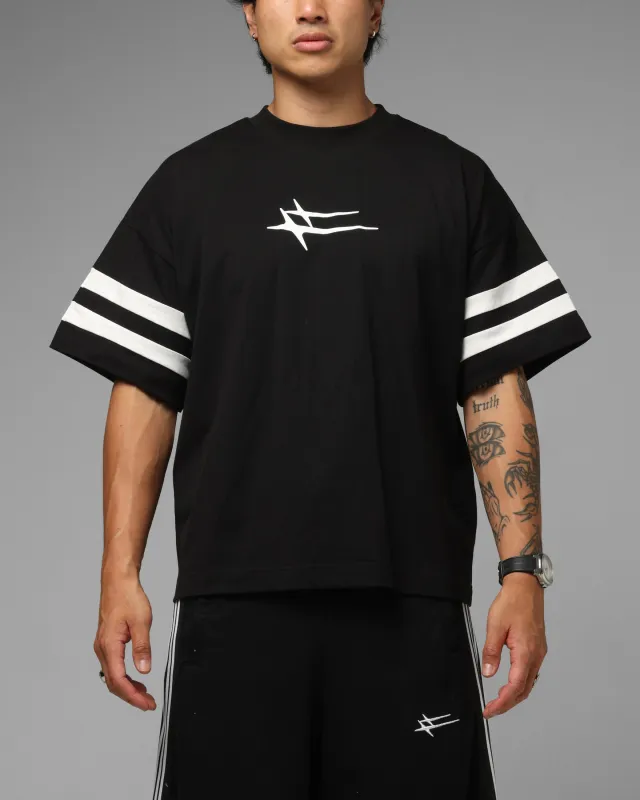 Loiter Hybrid Endzone T-Shirt Black sold by Culture Kings