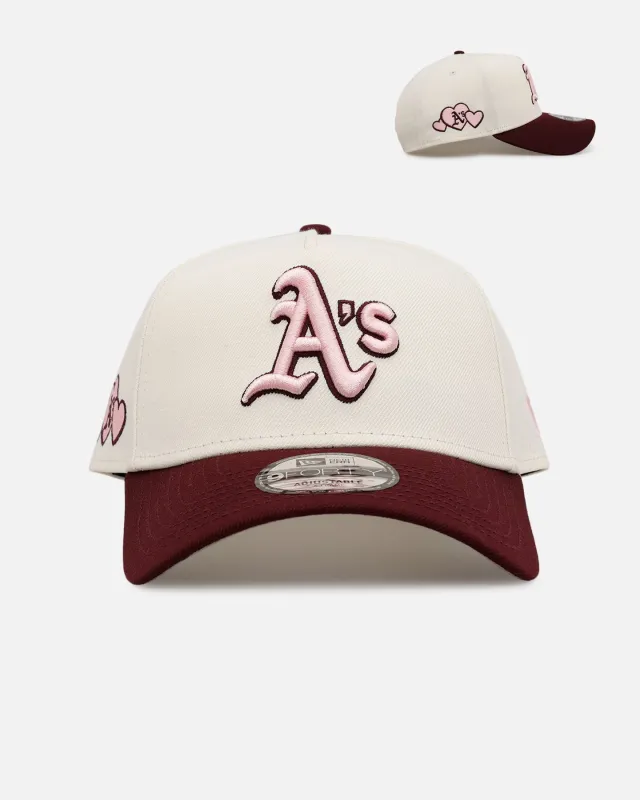 New Era Oakland Athletics 'Lover's Club 2.0' 9FORTY A-Frame Snapback Chrome made by New Era