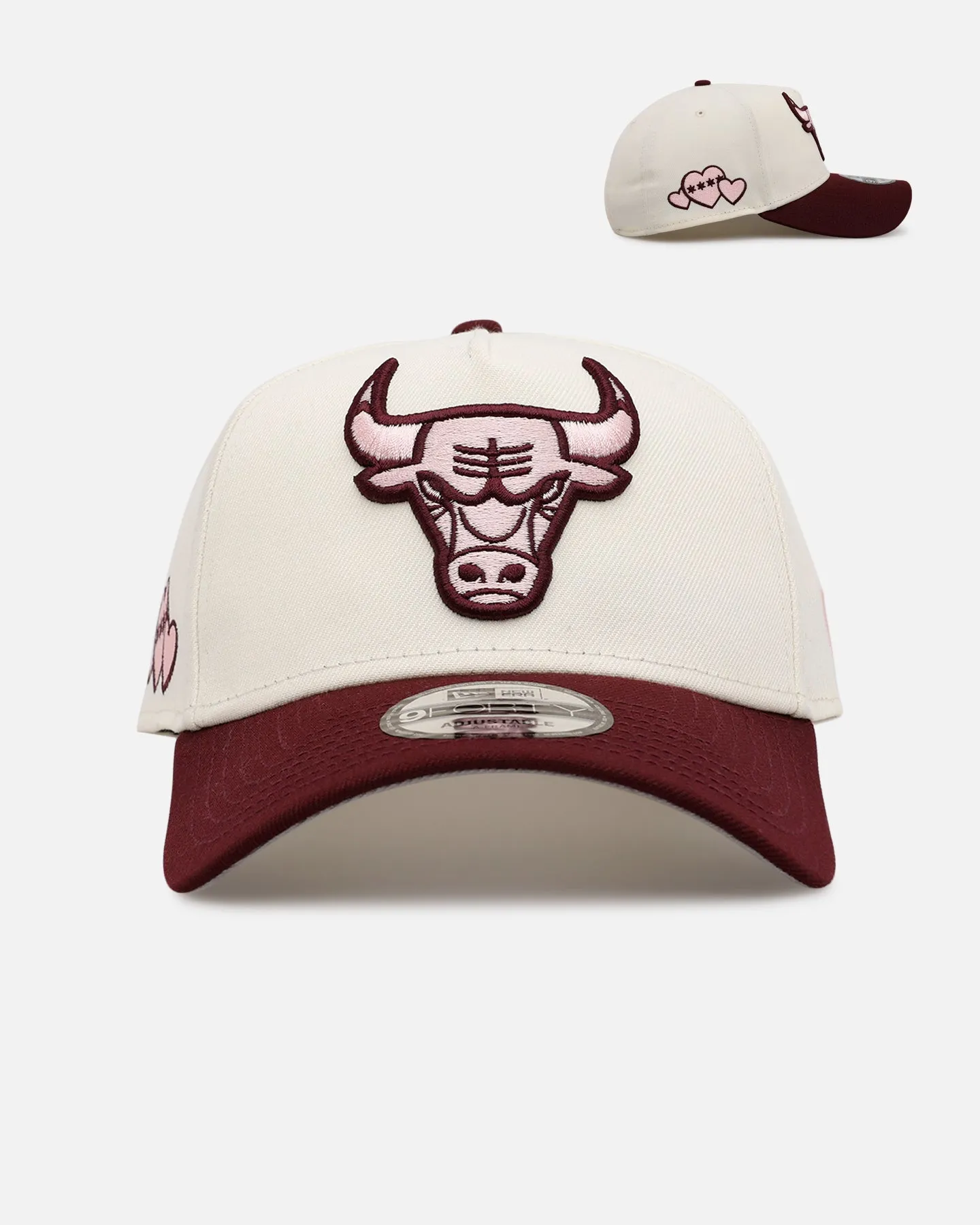 New Era Chicago Bulls 'Lover's Club 2.0' 9FORTY A-Frame Snapback Chrome sold by Culture Kings