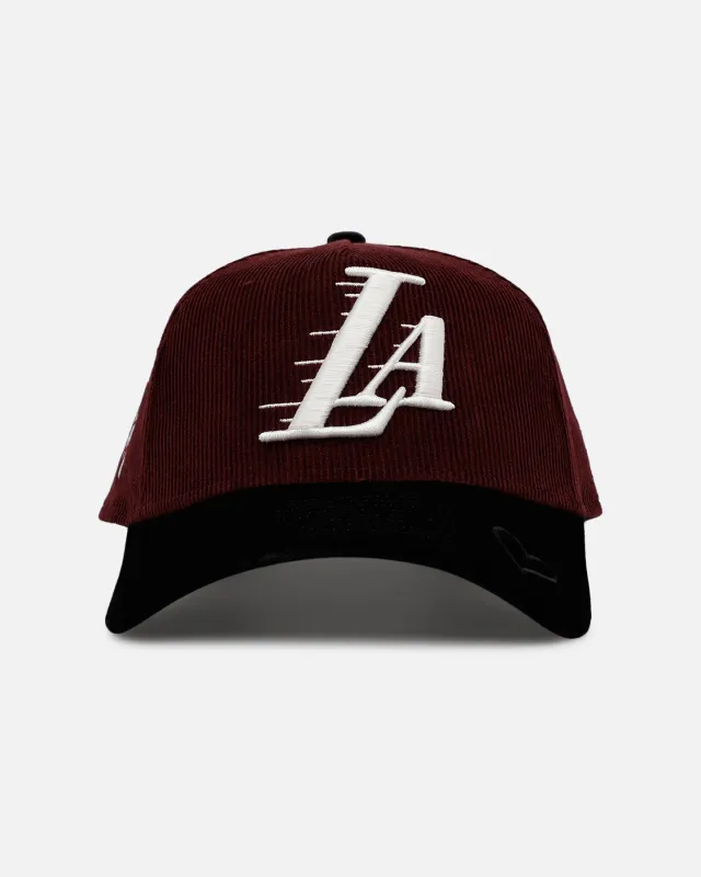 New Era Los Angeles Lakers 'Certified Lover 2.0' 9FORTY A-Frame Snapback Maroon made by New Era