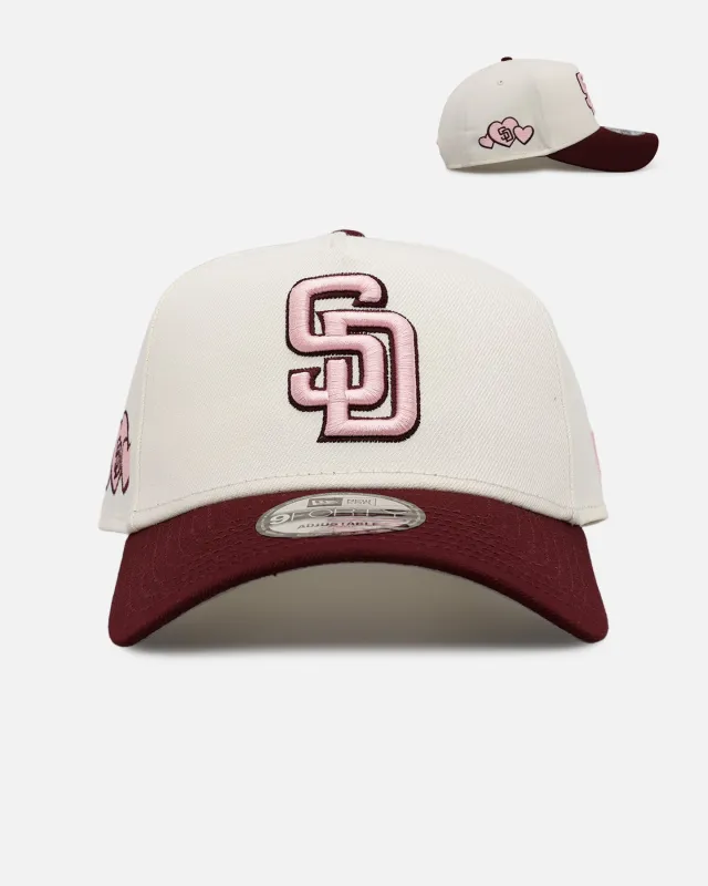 New Era San Diego Padres 'Lover's Club 2.0' 9FORTY A-Frame Snapback Chrome sold by Culture Kings
