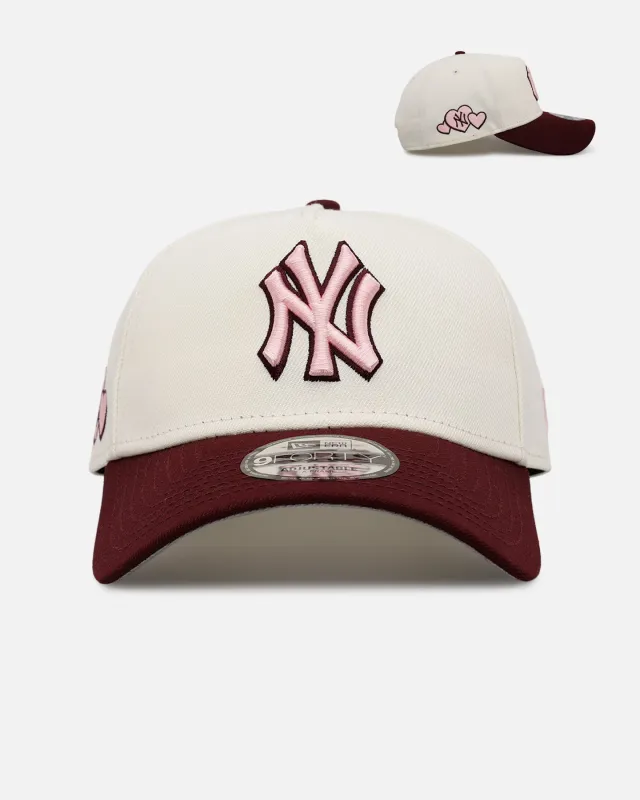 New Era New York Yankees 'Lover's Club 2.0' 9FORTY A-Frame Snapback Chrome sold by Culture Kings