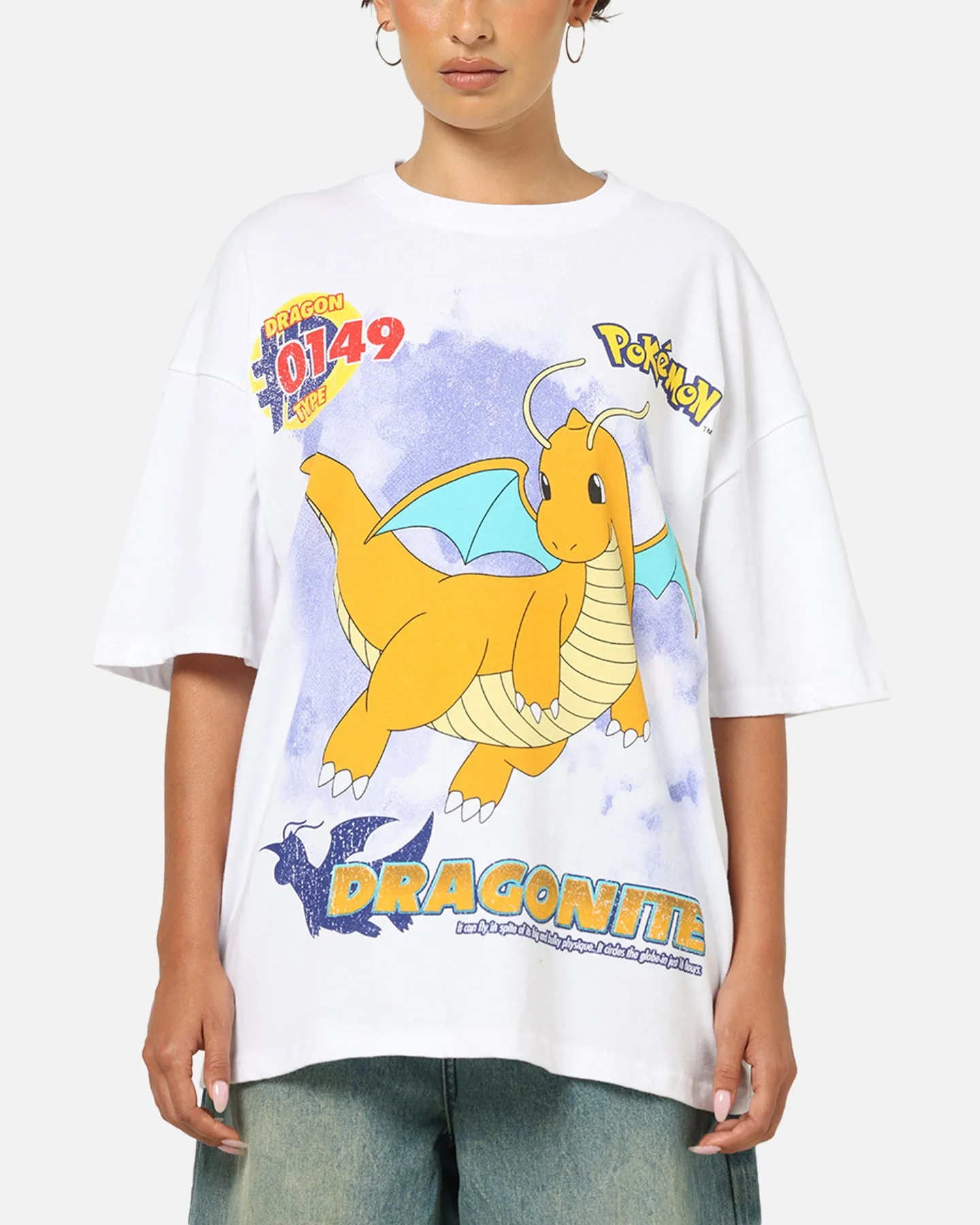 The Pokémon Collection By 73Studio Dragonite T-Shirt White sold by Culture Kings