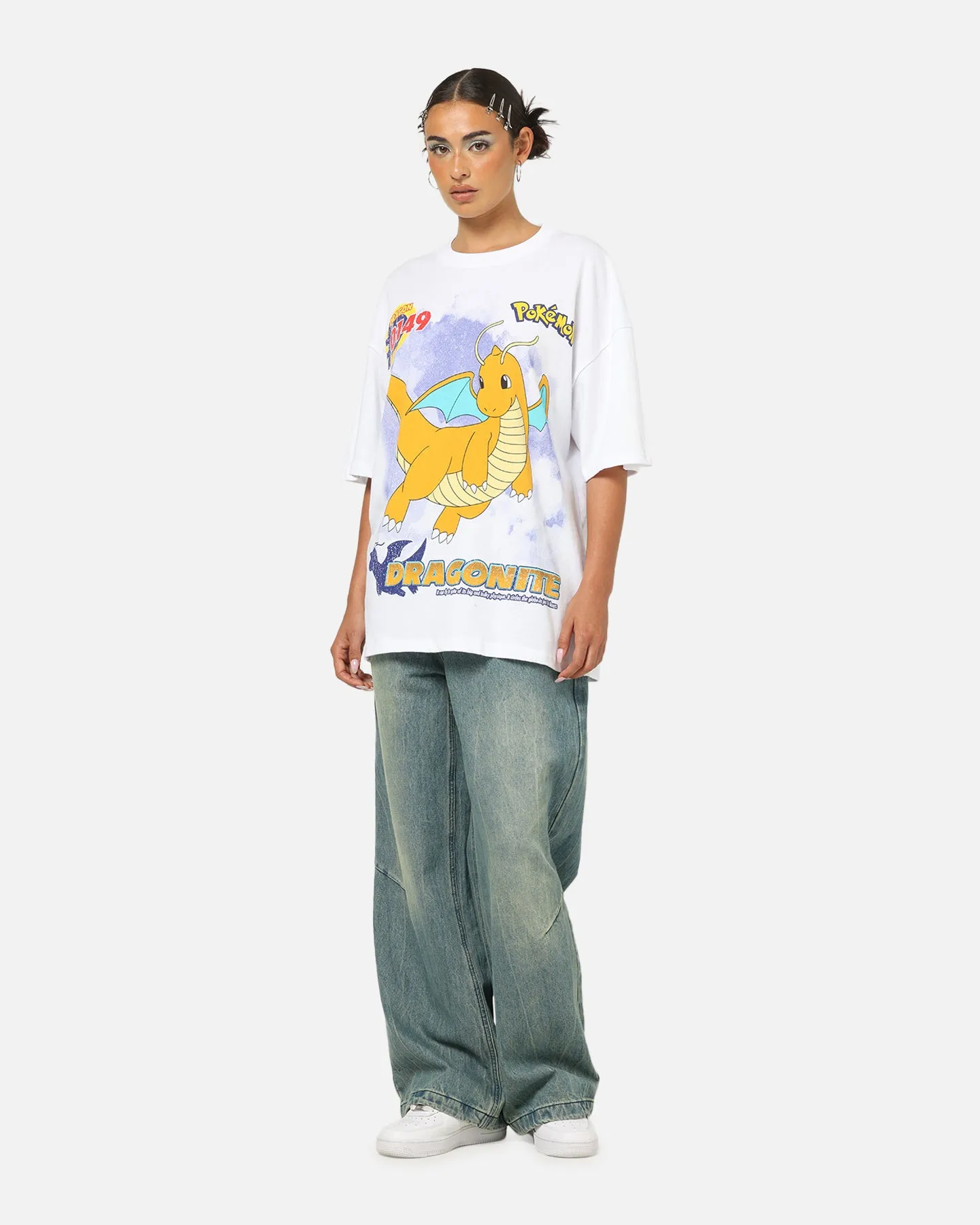 The Pokémon Collection By 73Studio Dragonite T-Shirt White sold by Culture Kings product image thumbnail 3