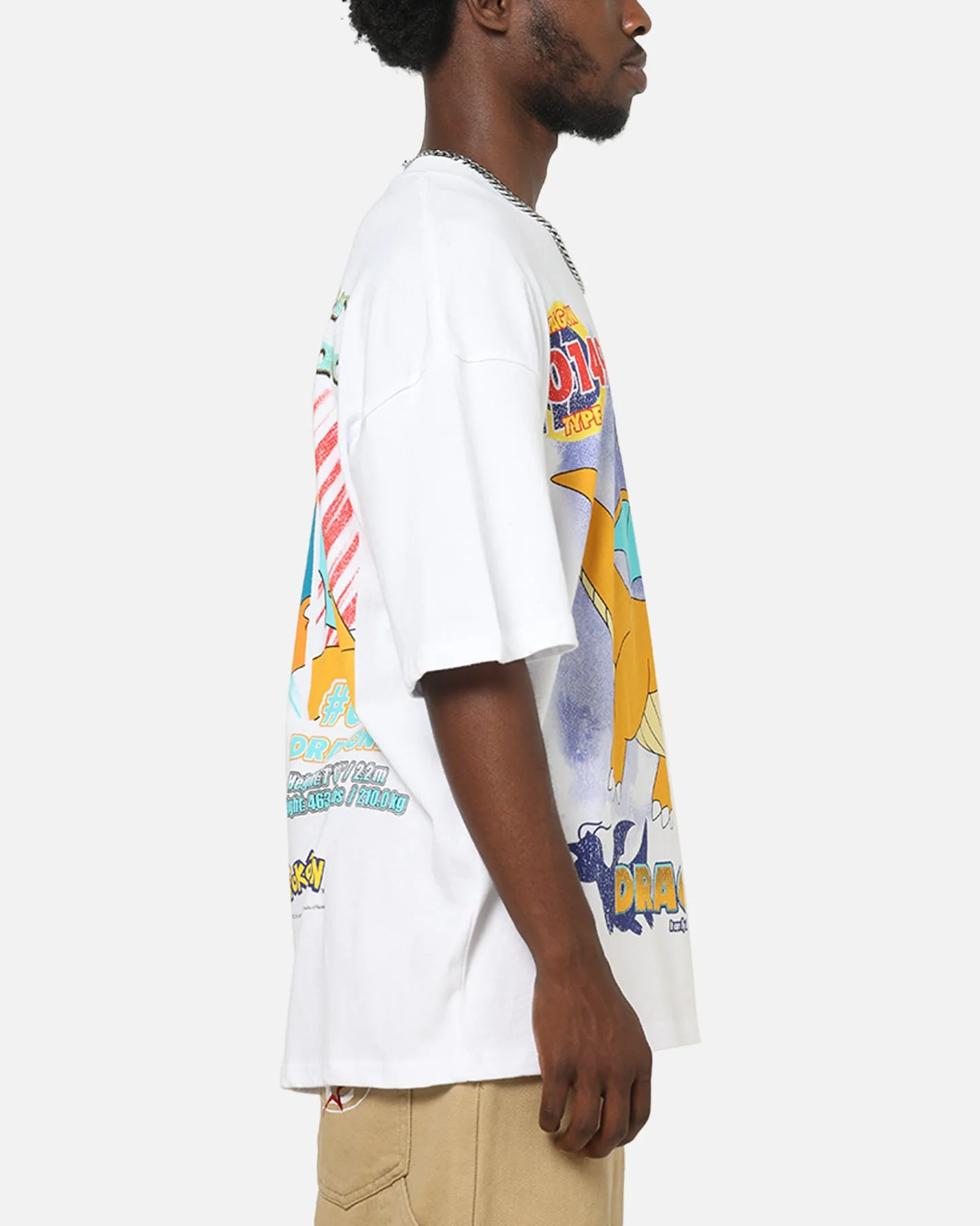 The Pokémon Collection By 73Studio Dragonite T-Shirt White sold by Culture Kings product image thumbnail 5