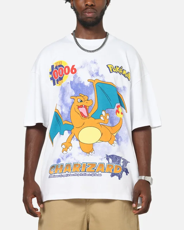The Pokémon Collection By 73Studio Charizard T-Shirt White sold by Culture Kings