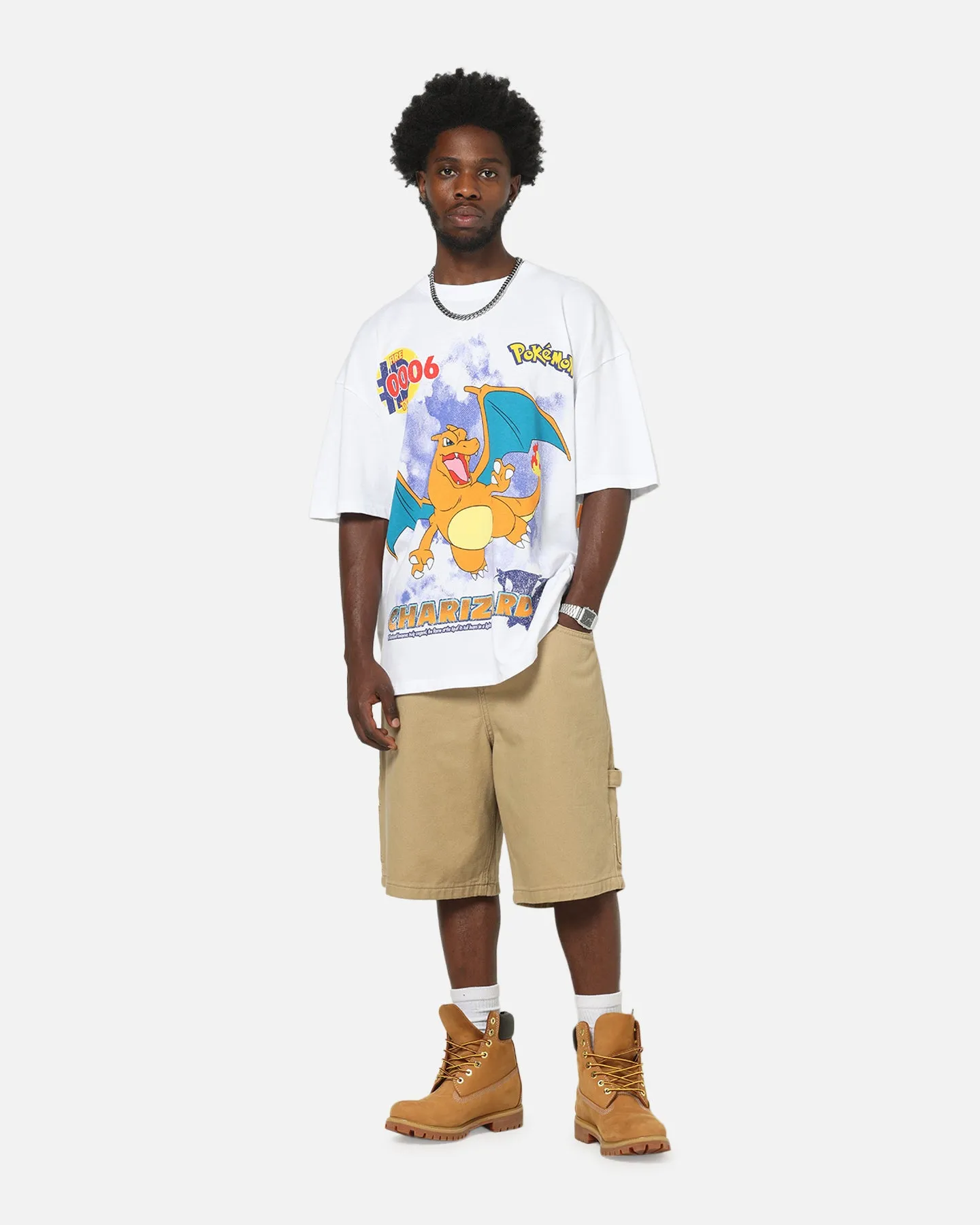 The Pokémon Collection By 73Studio Charizard T-Shirt White sold by Culture Kings product image thumbnail 3