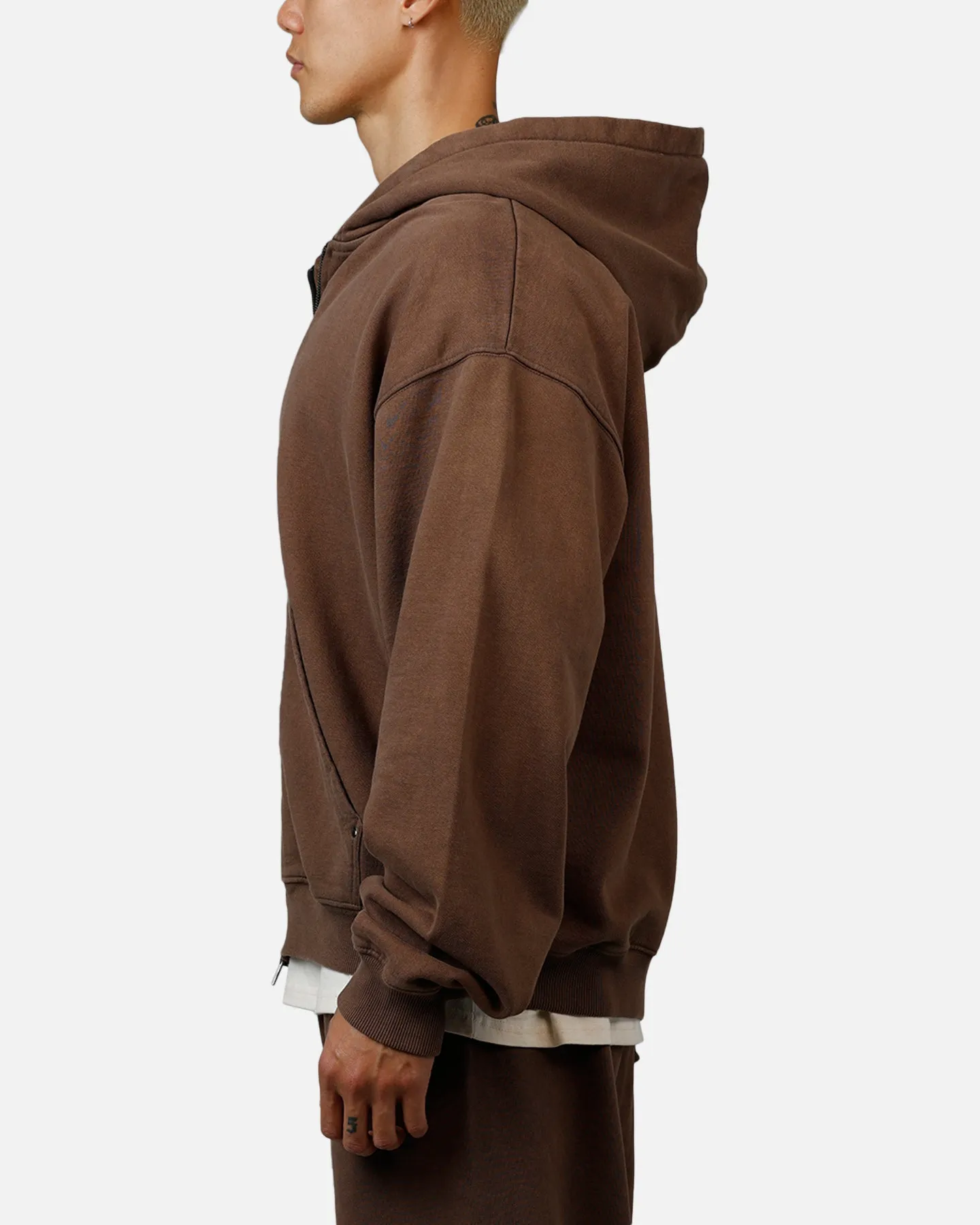 American Thrift Zip Hoodie Washed Brown sold by Culture Kings product image thumbnail 5