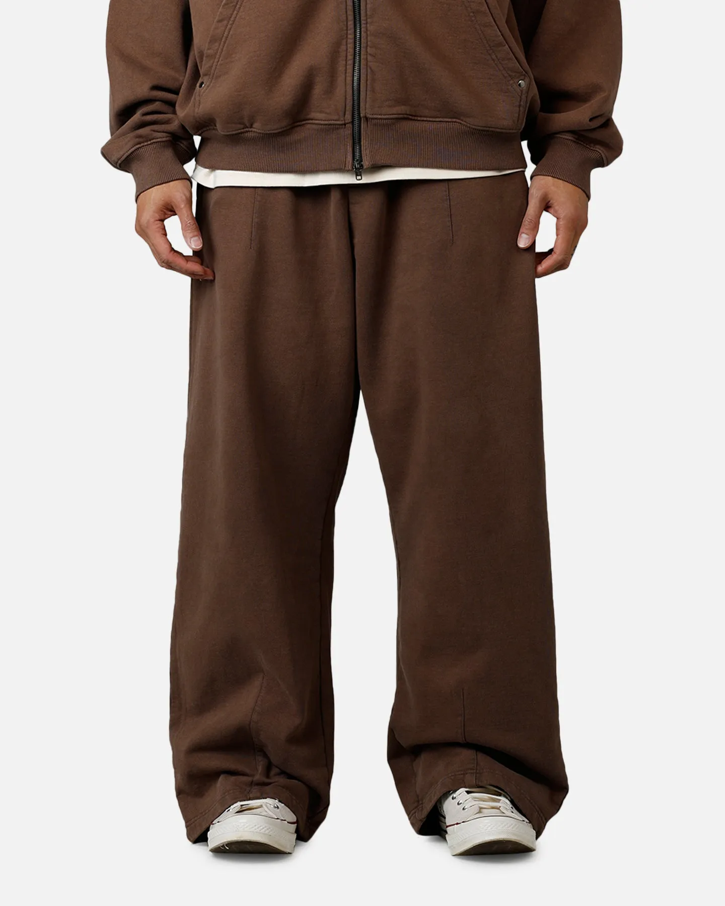 American Thrift Wide Leg Pants Washed Brown sold by Culture Kings