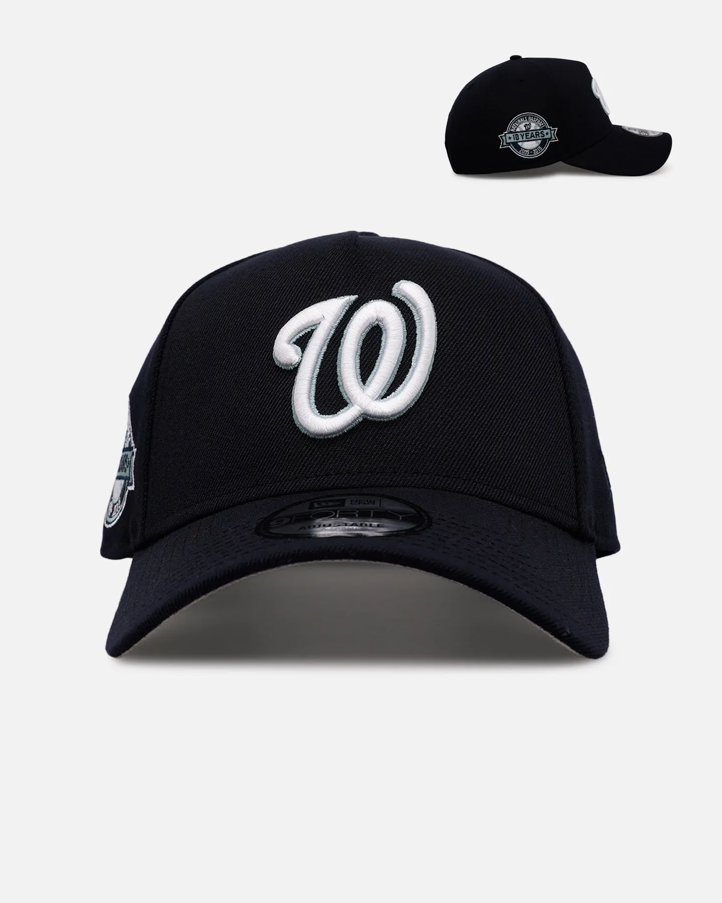 New Era Washington Nationals 'Midnight Navy' 9FORTY A-Frame Snapback Midnight Navy sold by Culture Kings