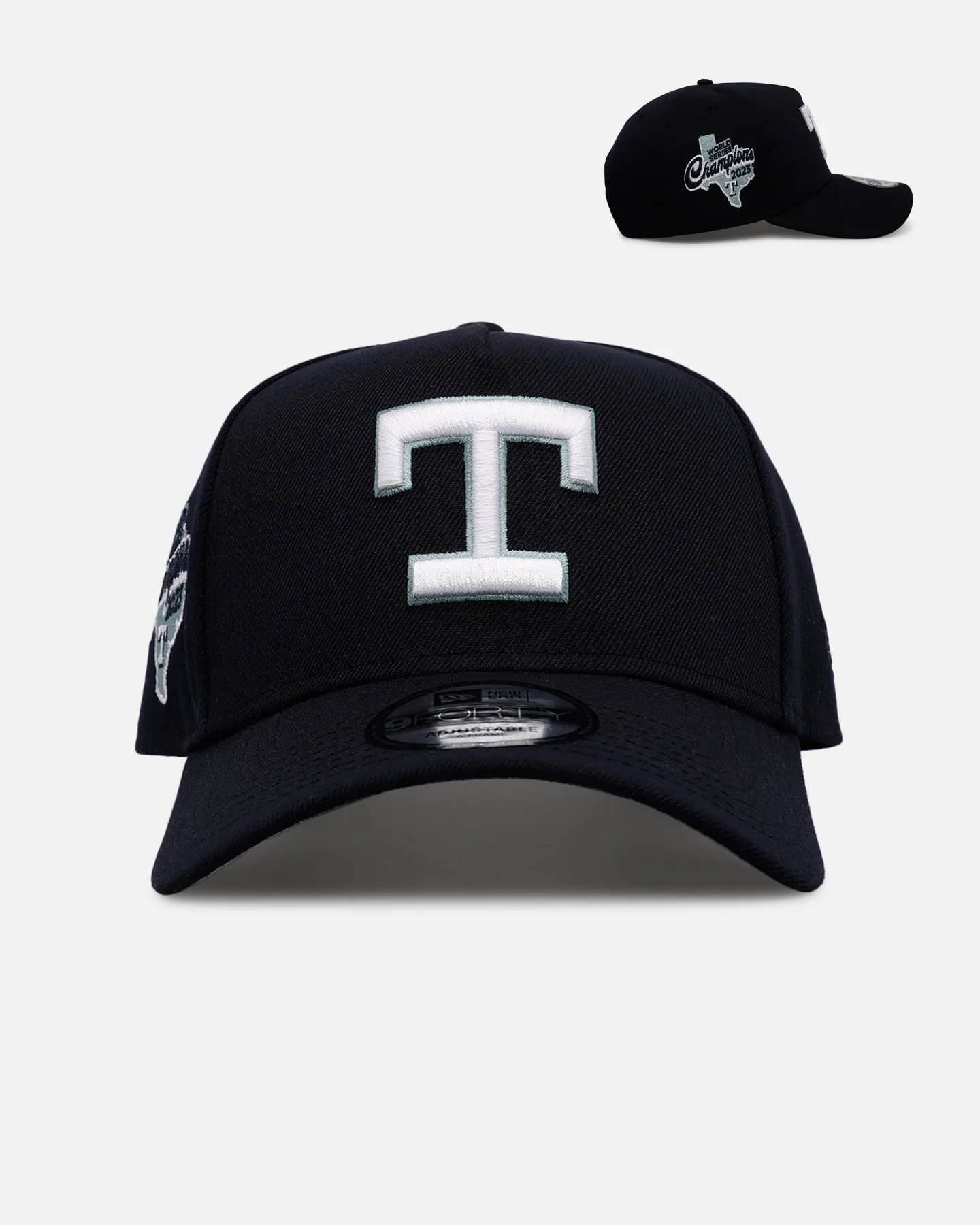 New Era Texas Rangers 'Midnight Navy' 9FORTY A-Frame Snapback Midnight Navy sold by Culture Kings