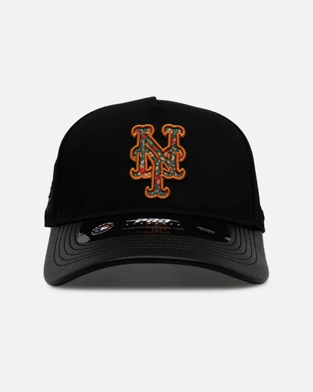 Pro Standard New York Mets 'Floral Fill' Pro Pinch Strapback Black sold by Culture Kings