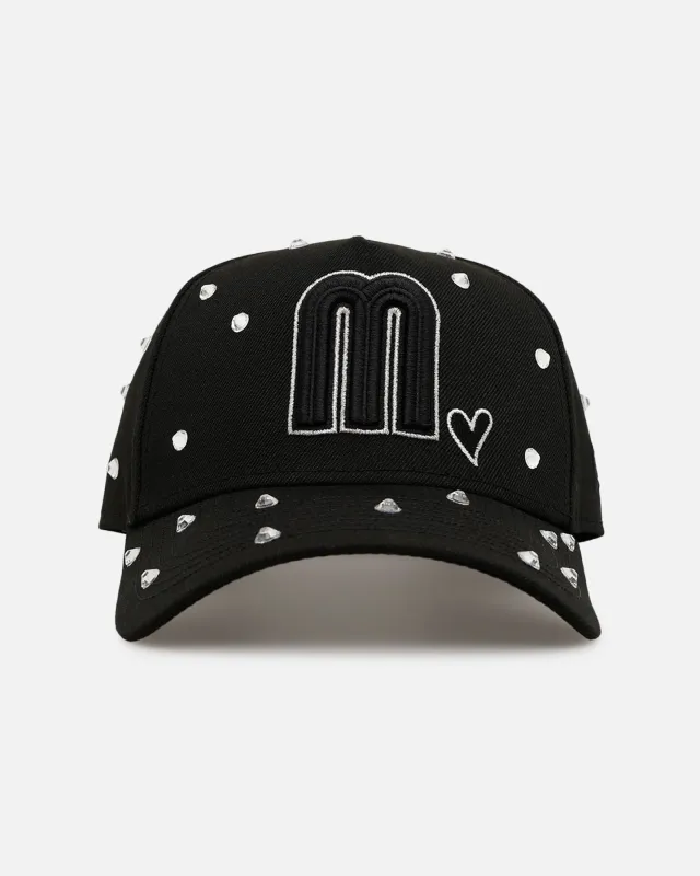 New Era Mexico National Baseball Team 'Black Satin Hearts' 9FORTY A-Frame Snapback Black sold by Culture Kings